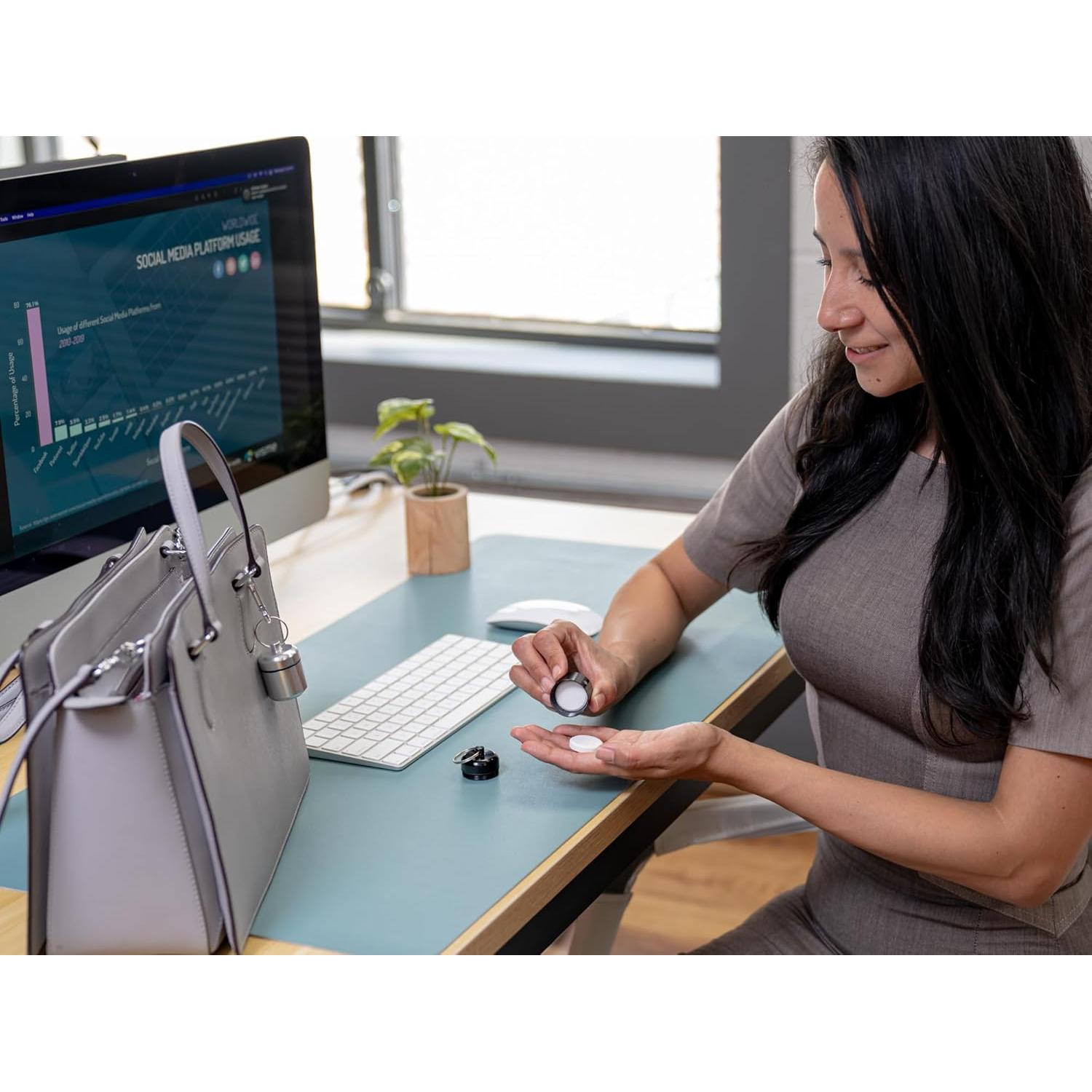 Estuche Portátil para Pastillas MirTouch - Mini Impermeable 4 Unidades