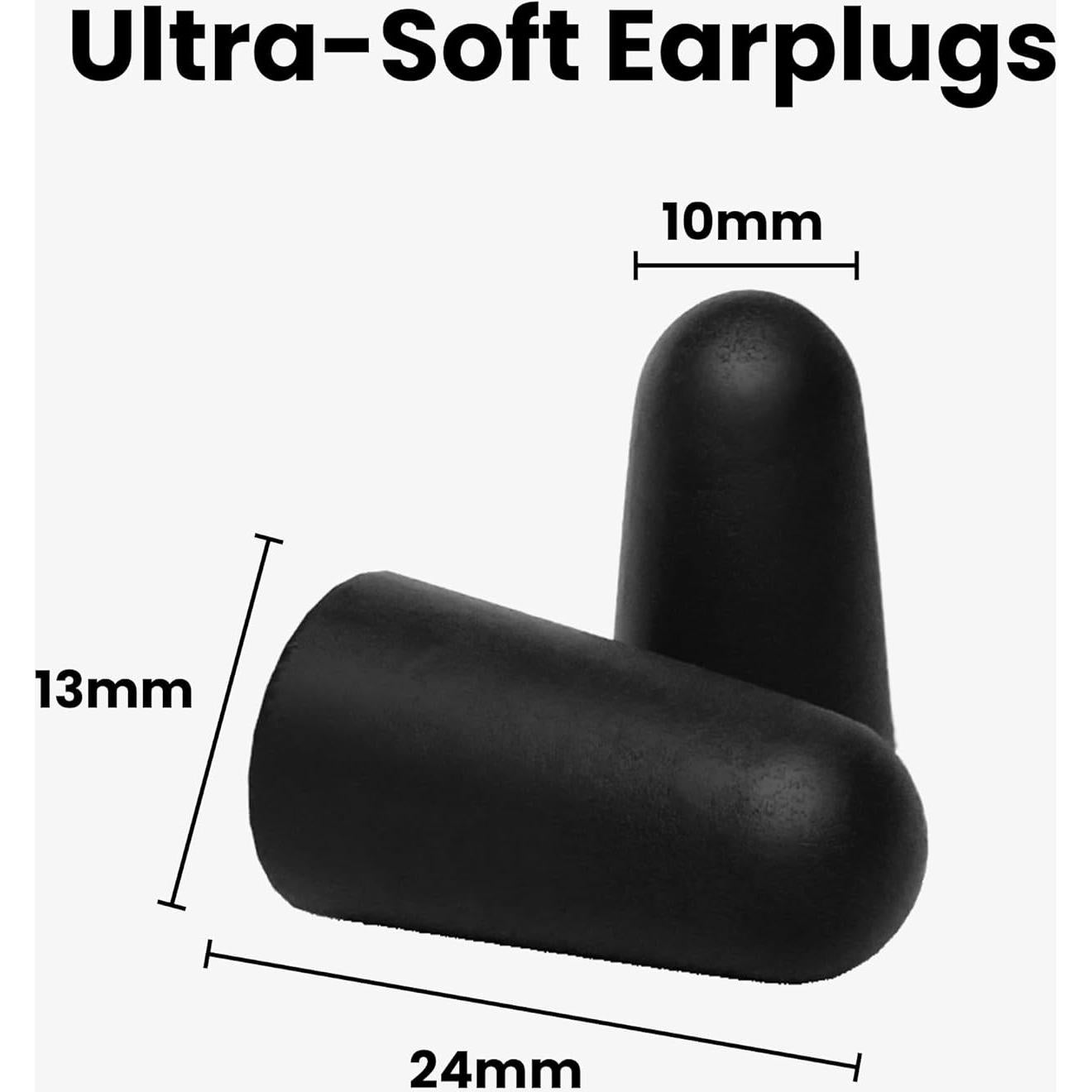 Tapones para Oídos SnoozePlugs Ultra Suaves 60 Pares 33dB