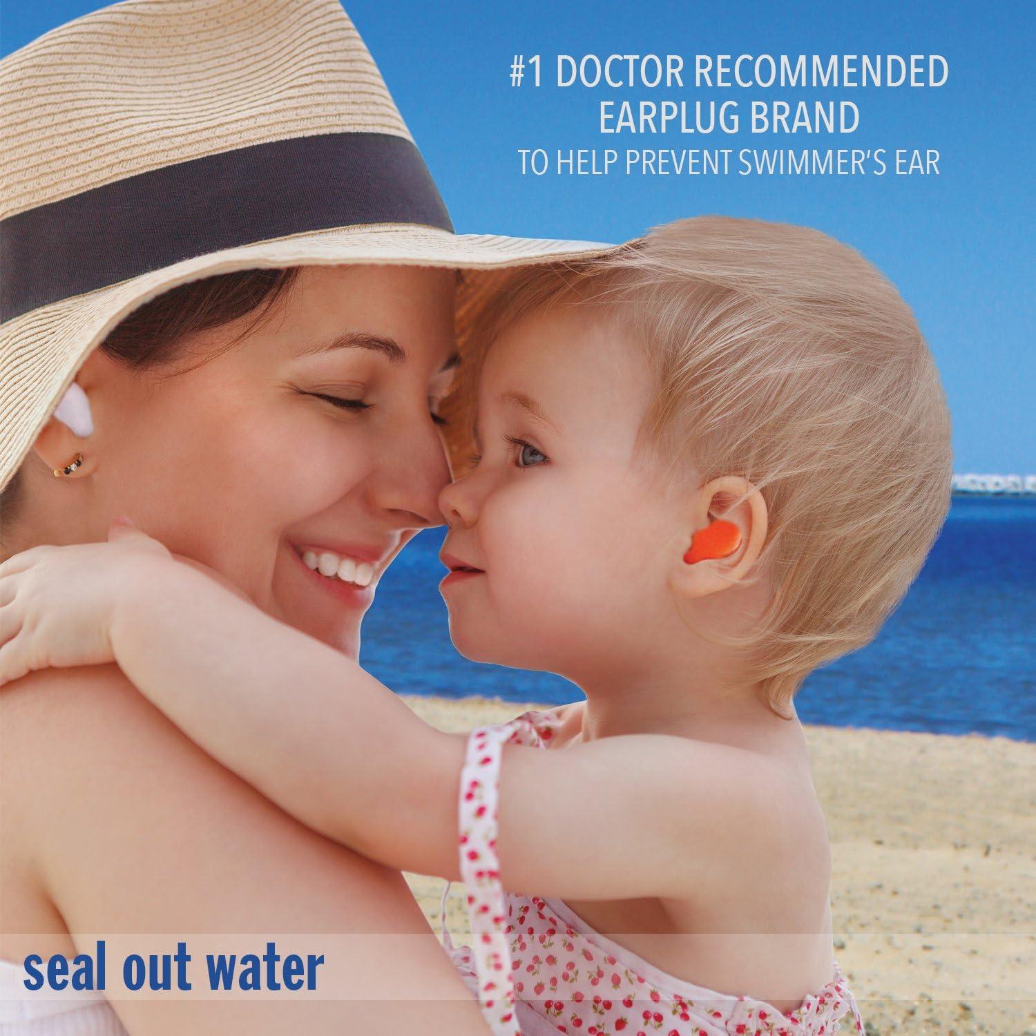 Tapones para Oídos de Silicona Mack's - 6 Pares, Impermeables