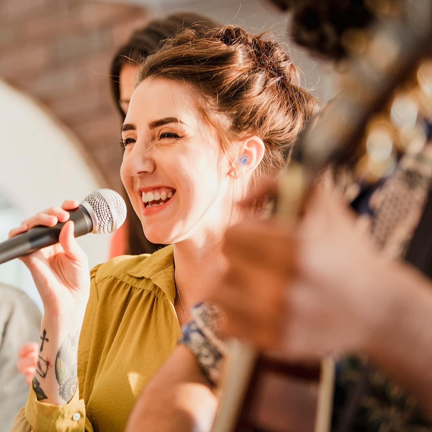 Tapones para Oídos Mumba Alta Fidelidad 25 dB Azul