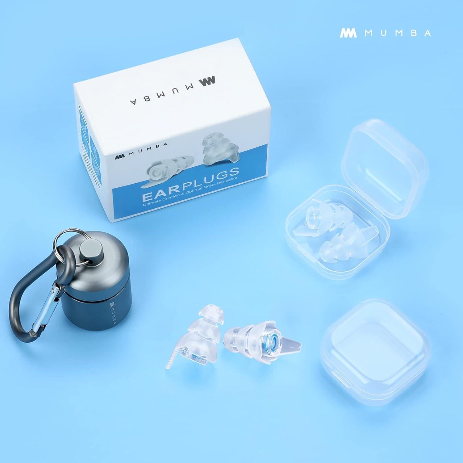 Tapones para Oídos Mumba Alta Fidelidad 25 dB Azul