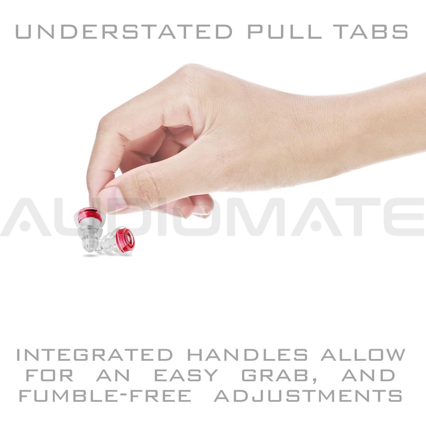 Tapones para Oídos Audiomate HiFi con Estuche Metal 27dB