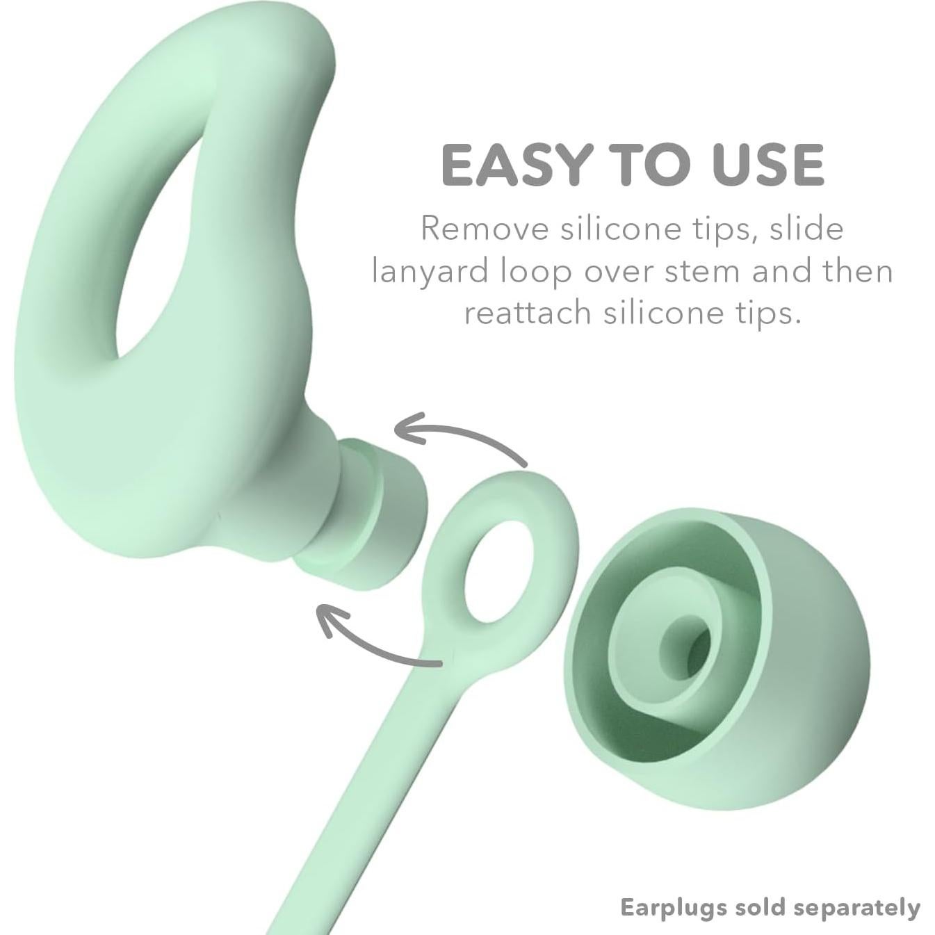 Tapones para Oídos CURVD con Cordón y Estuche Impermeable