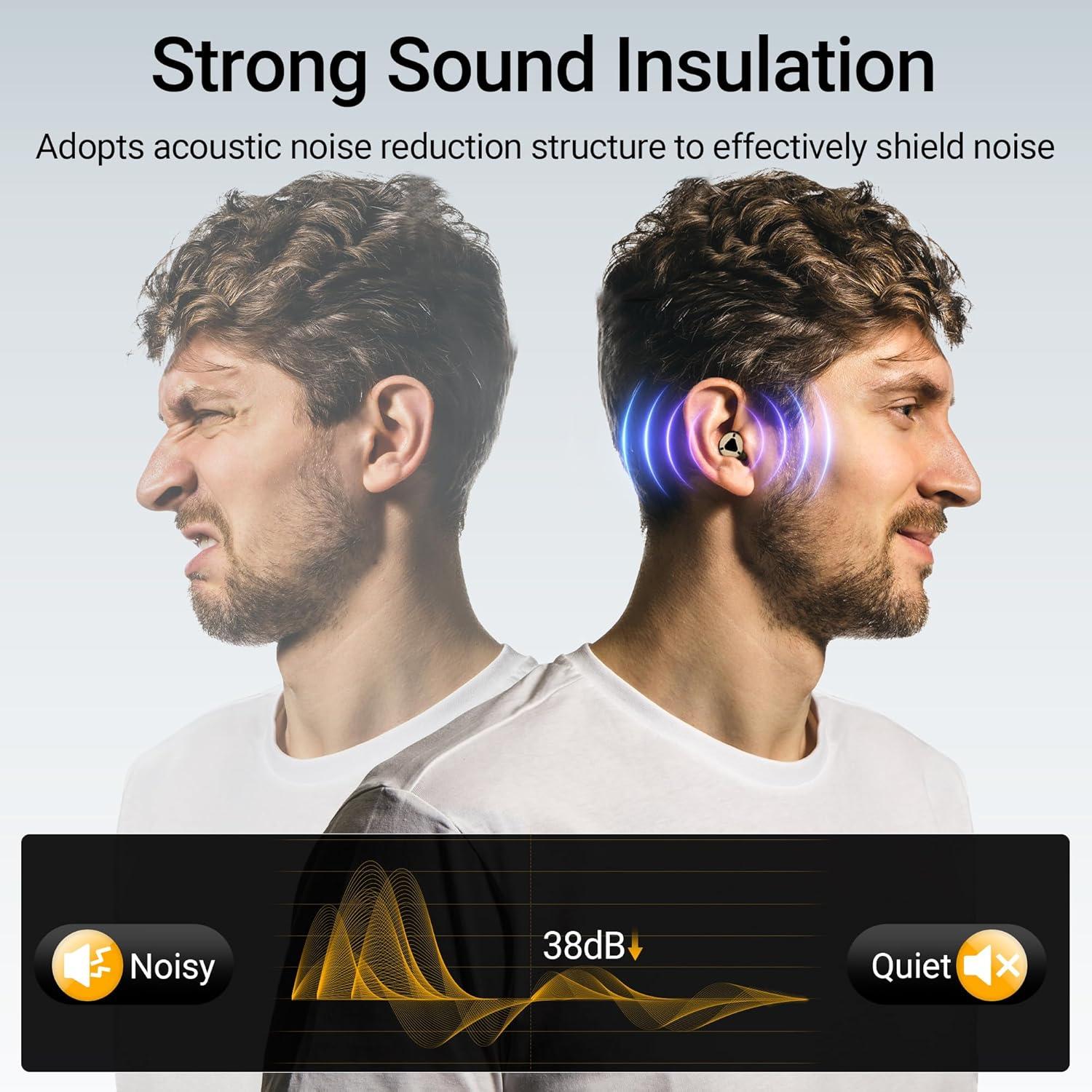 Tapones para Oídos Jerrunie 2025, Reutilizables, Ajustables, 4 Tamaños