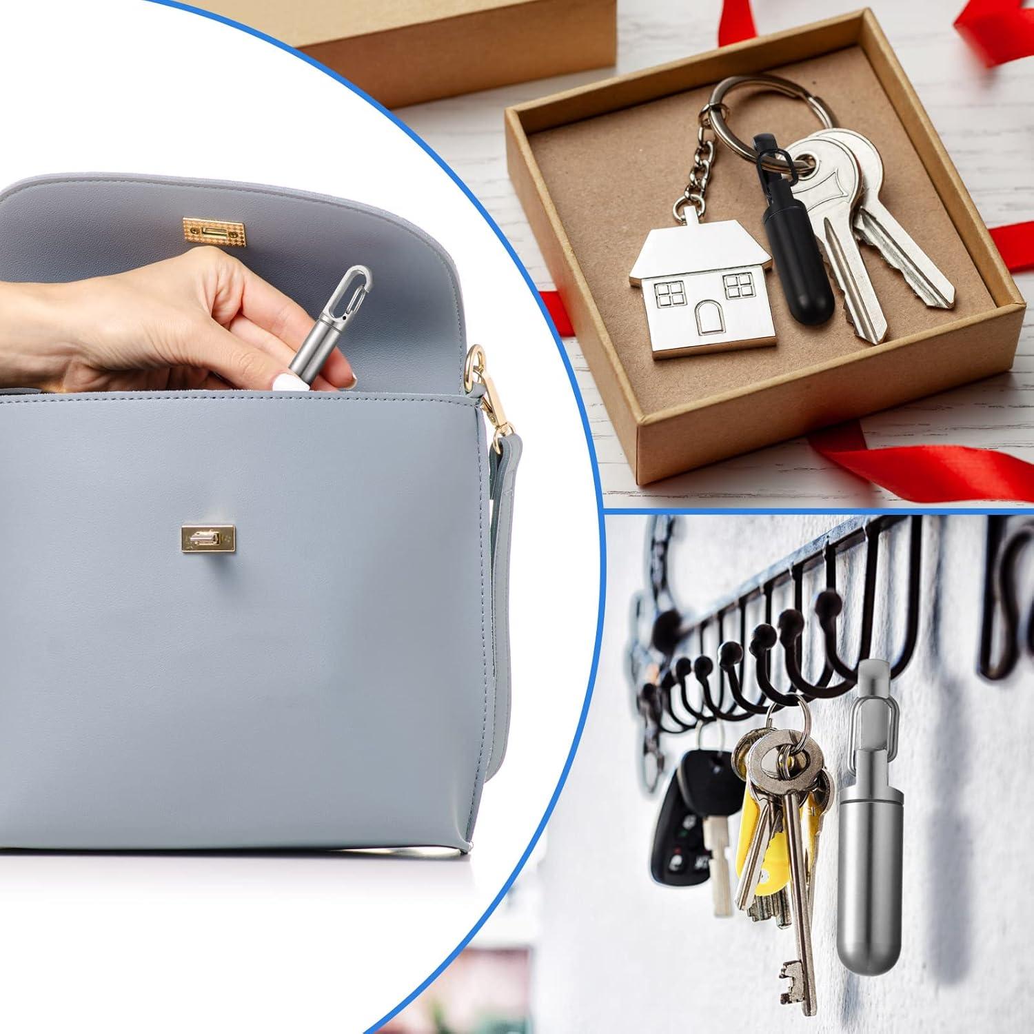 Estuche para Pastillas Vesici 2 Pcs Metal Impermeable 7.8g