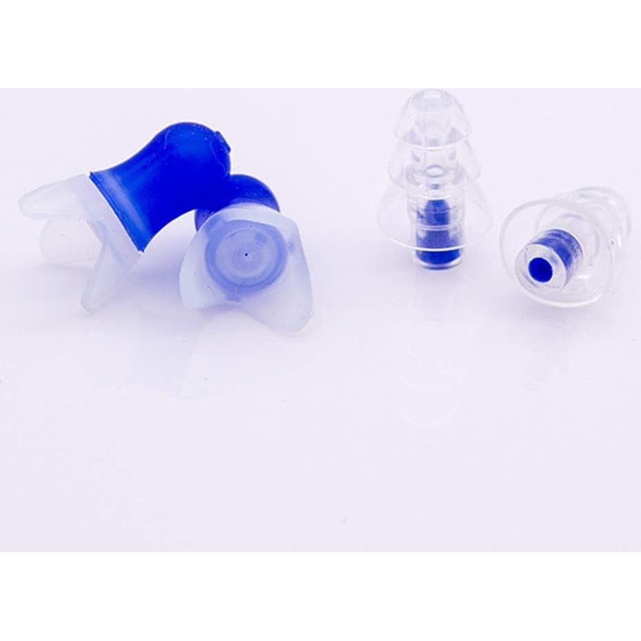 Portable Aluminium Alloy Pill Organizer Earplugs Storage Case Waterproof Small Storage Container, Blue