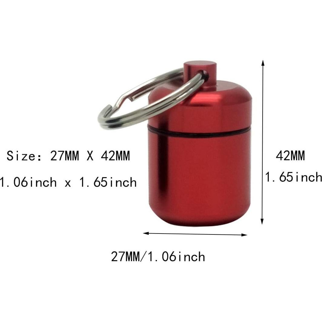 Organizadores de Pastillas FAYALA 5 Paquetes Aluminio Impermeable
