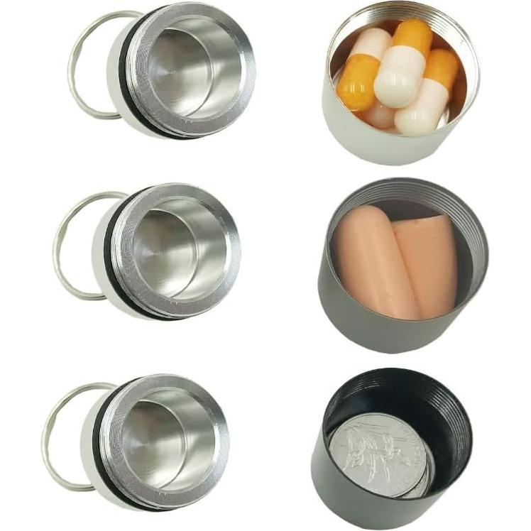 Organizadores de Pastillas FAYALA 5 Paquetes Aluminio Impermeable