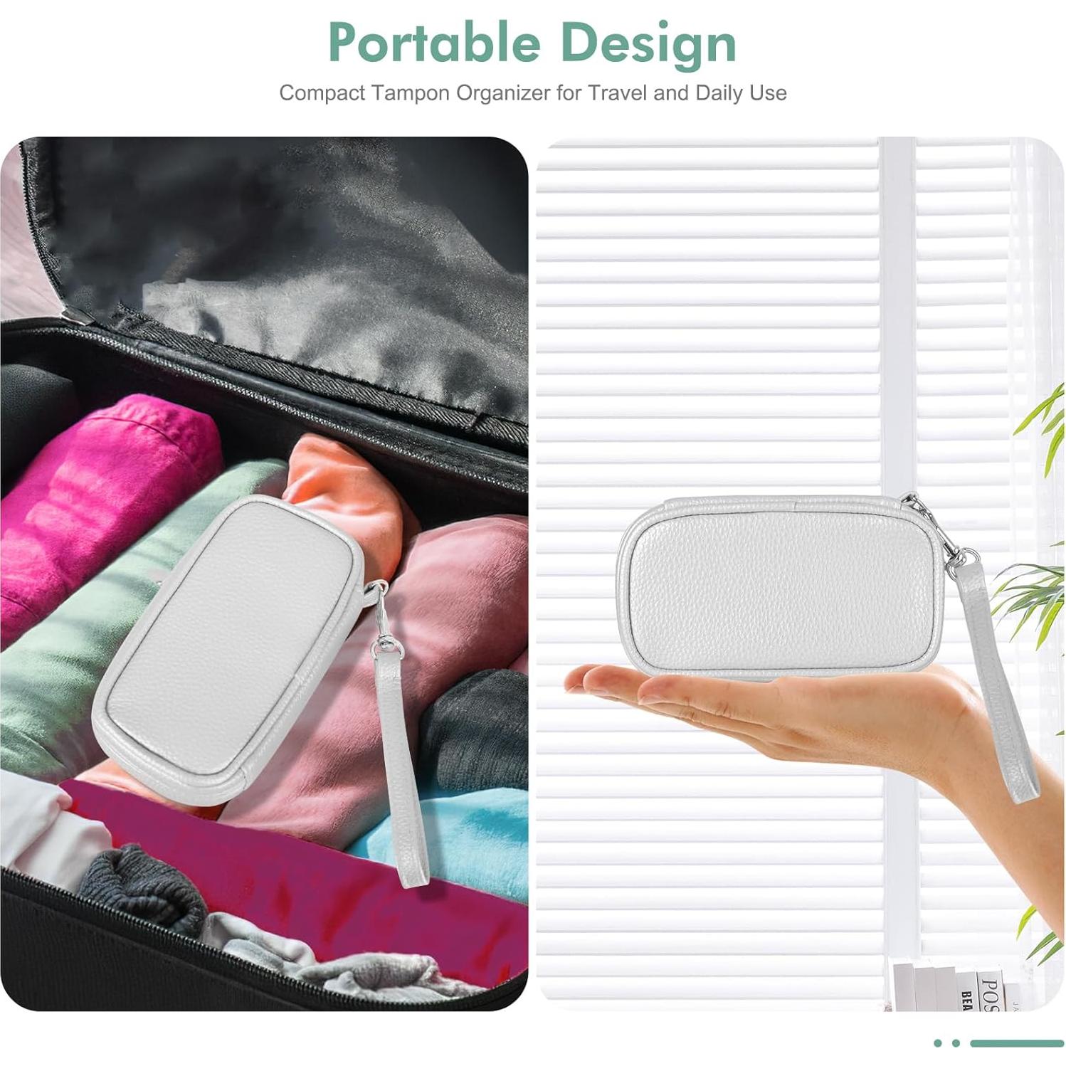 Bolsa de Almacenamiento de Tampones PUMTBAG Plata 15.5x8.6 cm