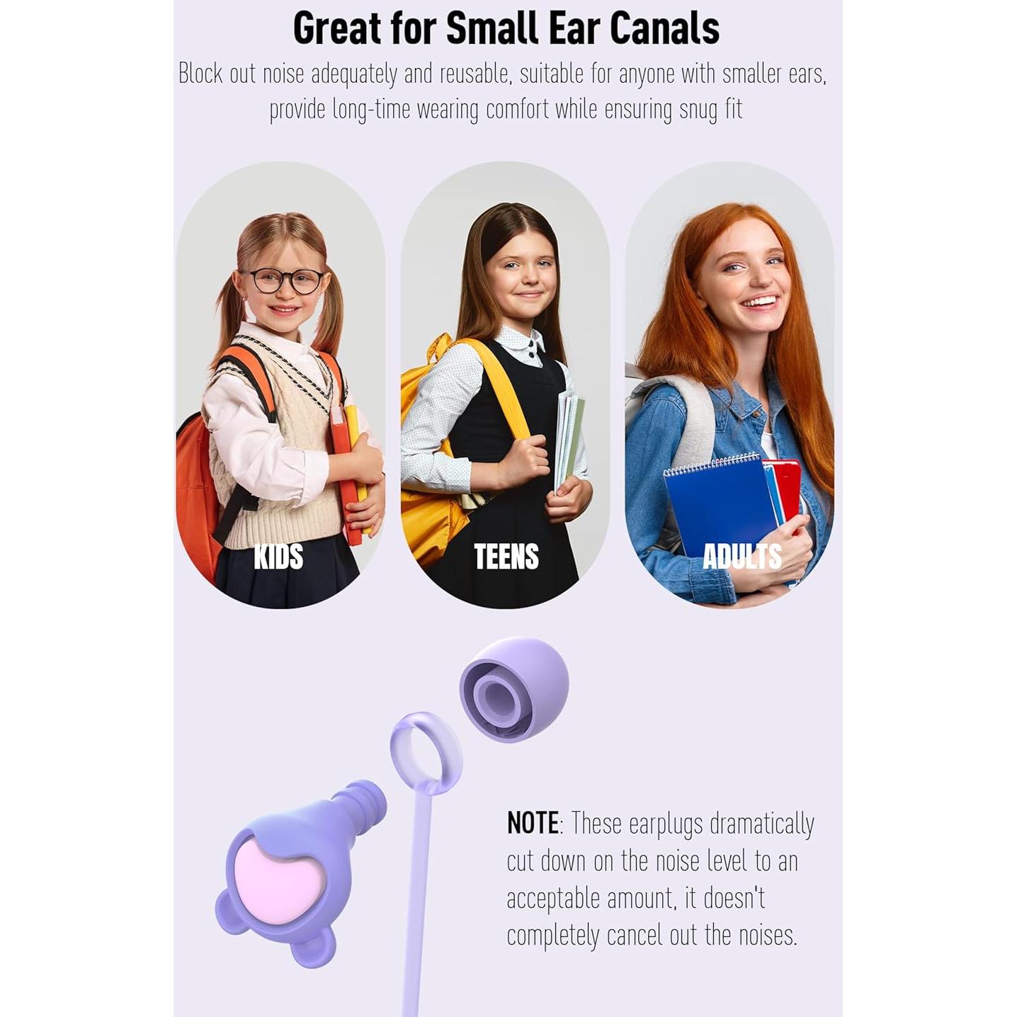 Tapones para Oídos Niños Softvox - Protección Auditiva 26dB