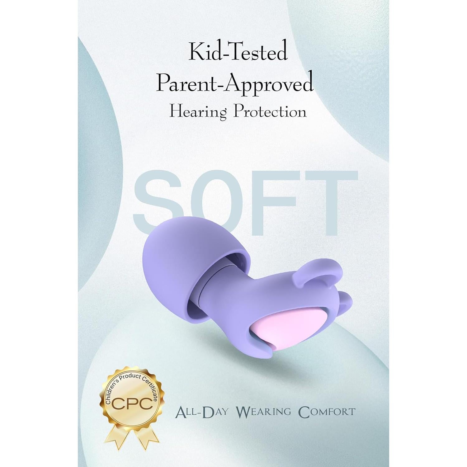 Tapones para Oídos Niños Softvox - Protección Auditiva 26dB