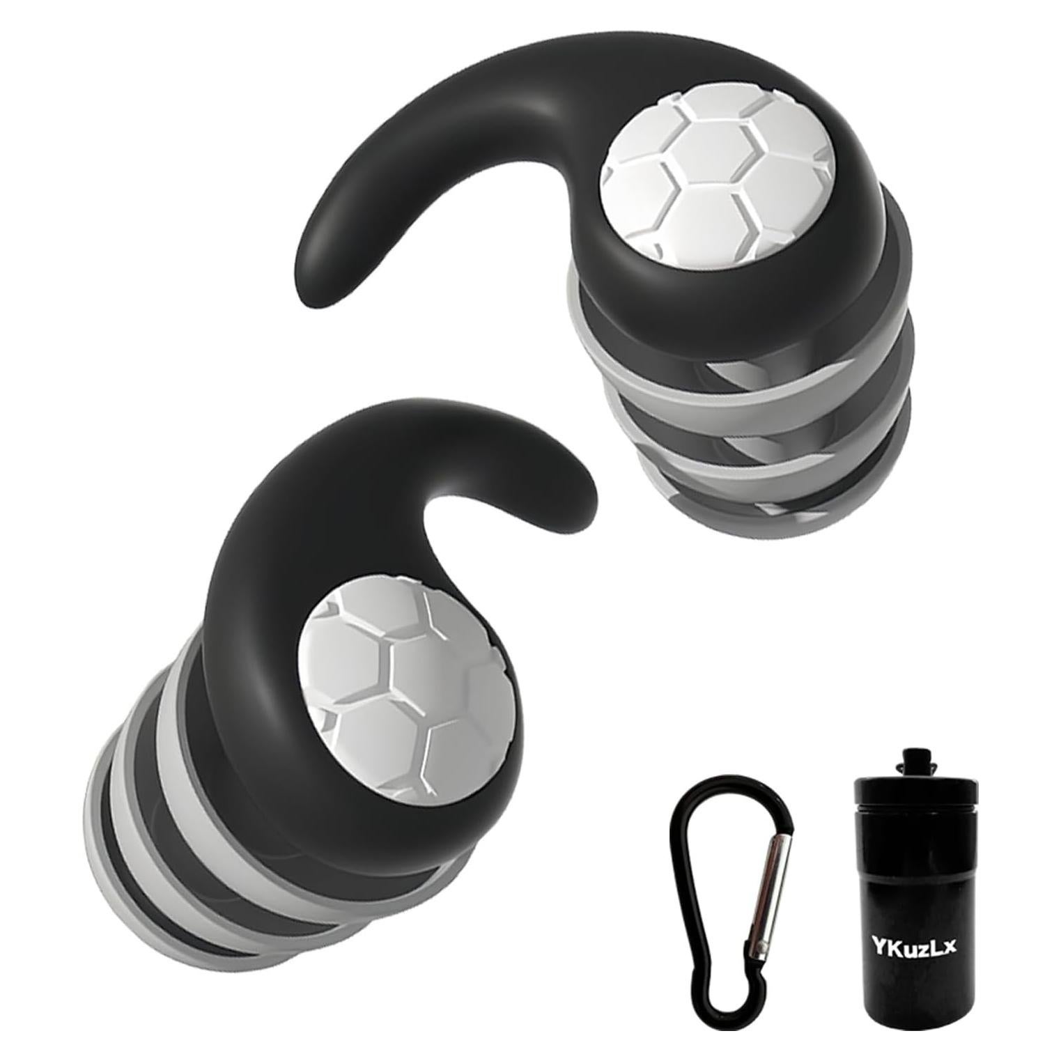 Tapones para oídos YKuzLx - Silicona suave, 32dB, reutilizables