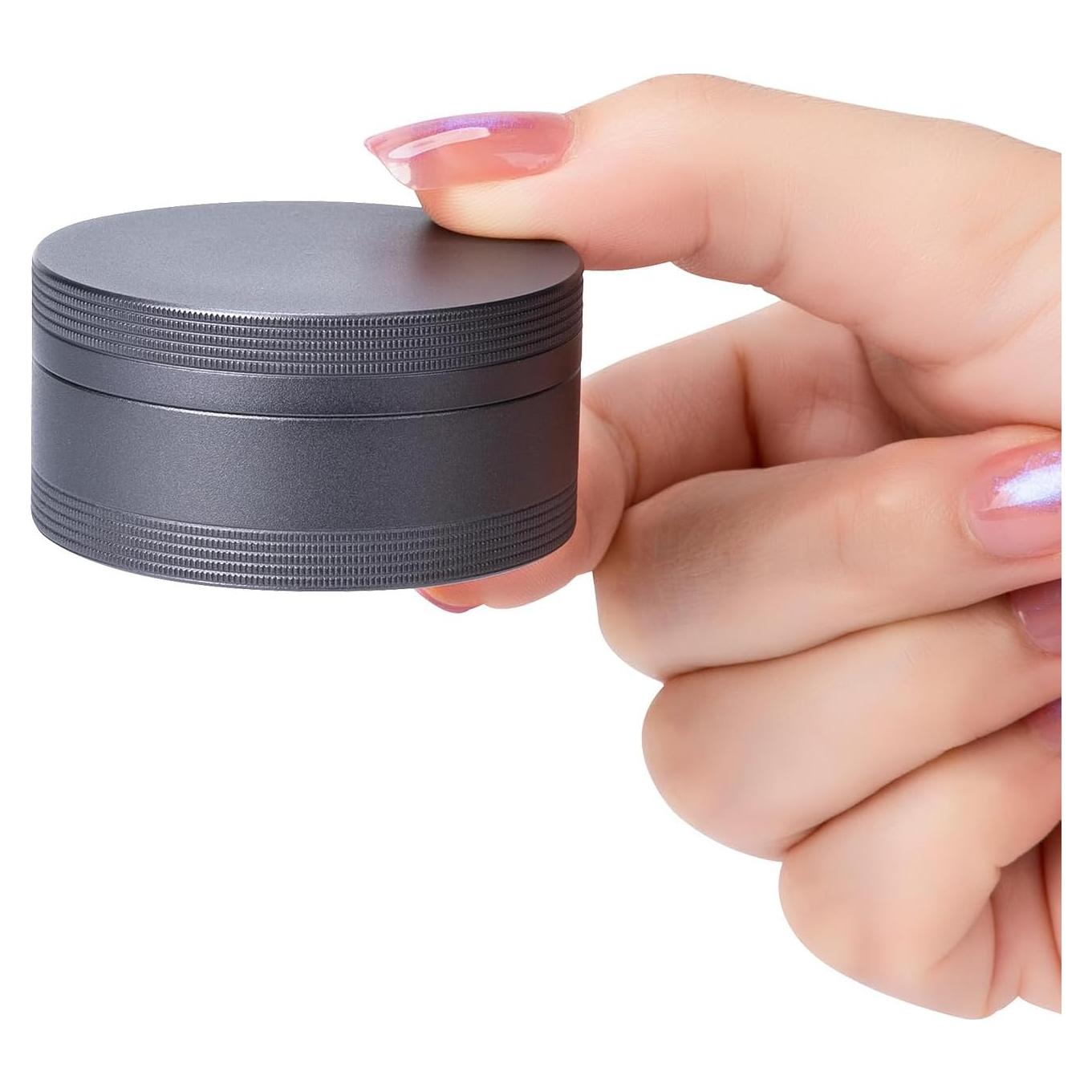 Caja de Pastillas Metálica SOBAHIDO Mediana Impermeable Gris