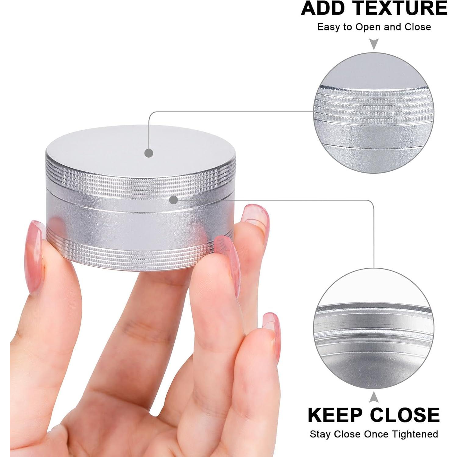 Estuche de Pastillas de Metal SOBAHIDO Mediano A Prueba de Agua