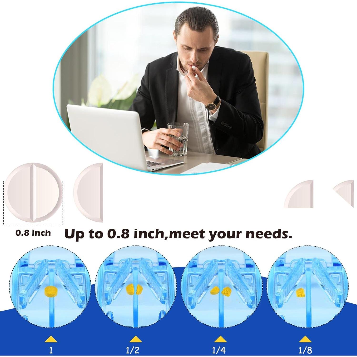 Cortador de Pastillas Portátil Nuanchu 12 Piezas Acero Inoxidable