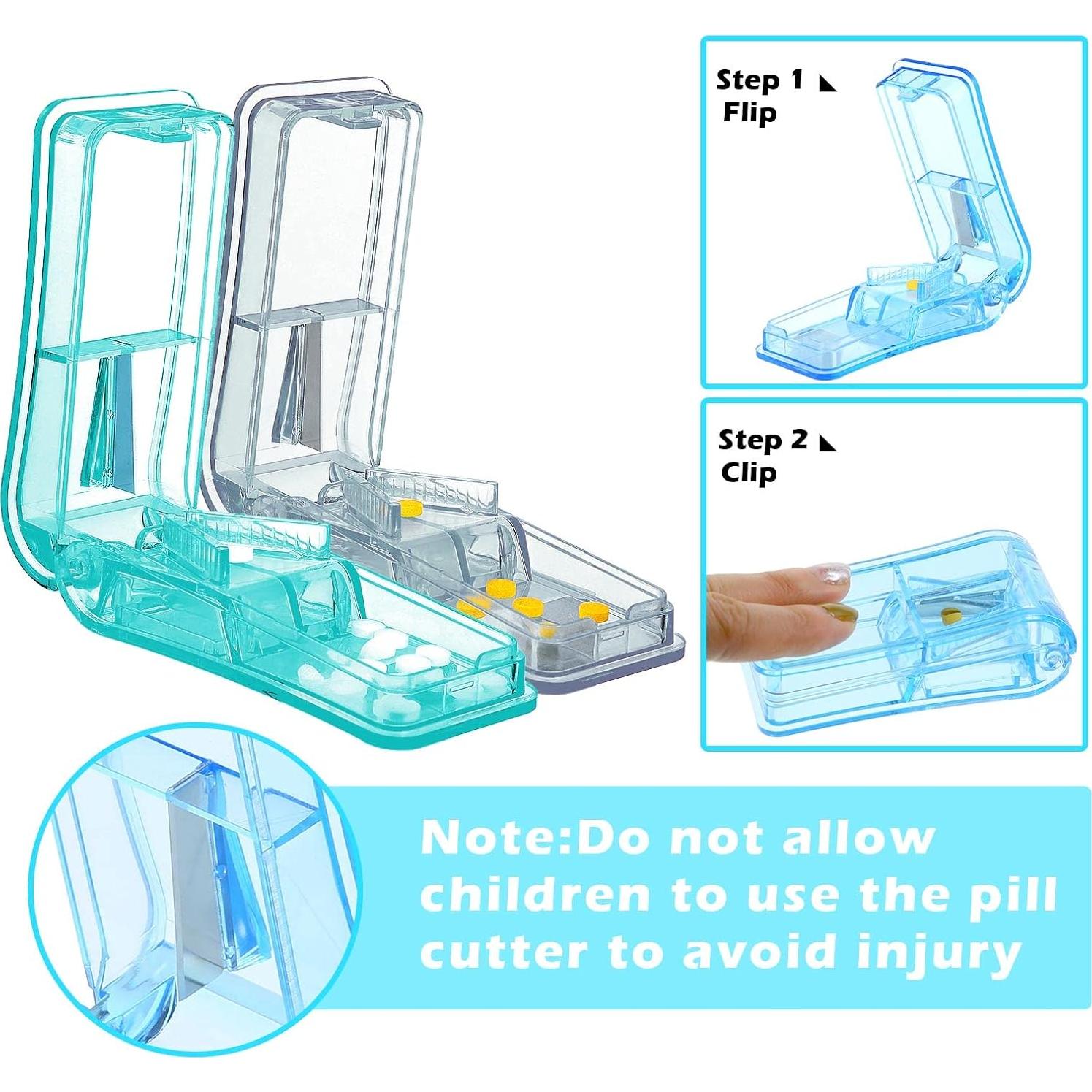 Cortador de Pastillas Portátil Nuanchu 12 Piezas Acero Inoxidable