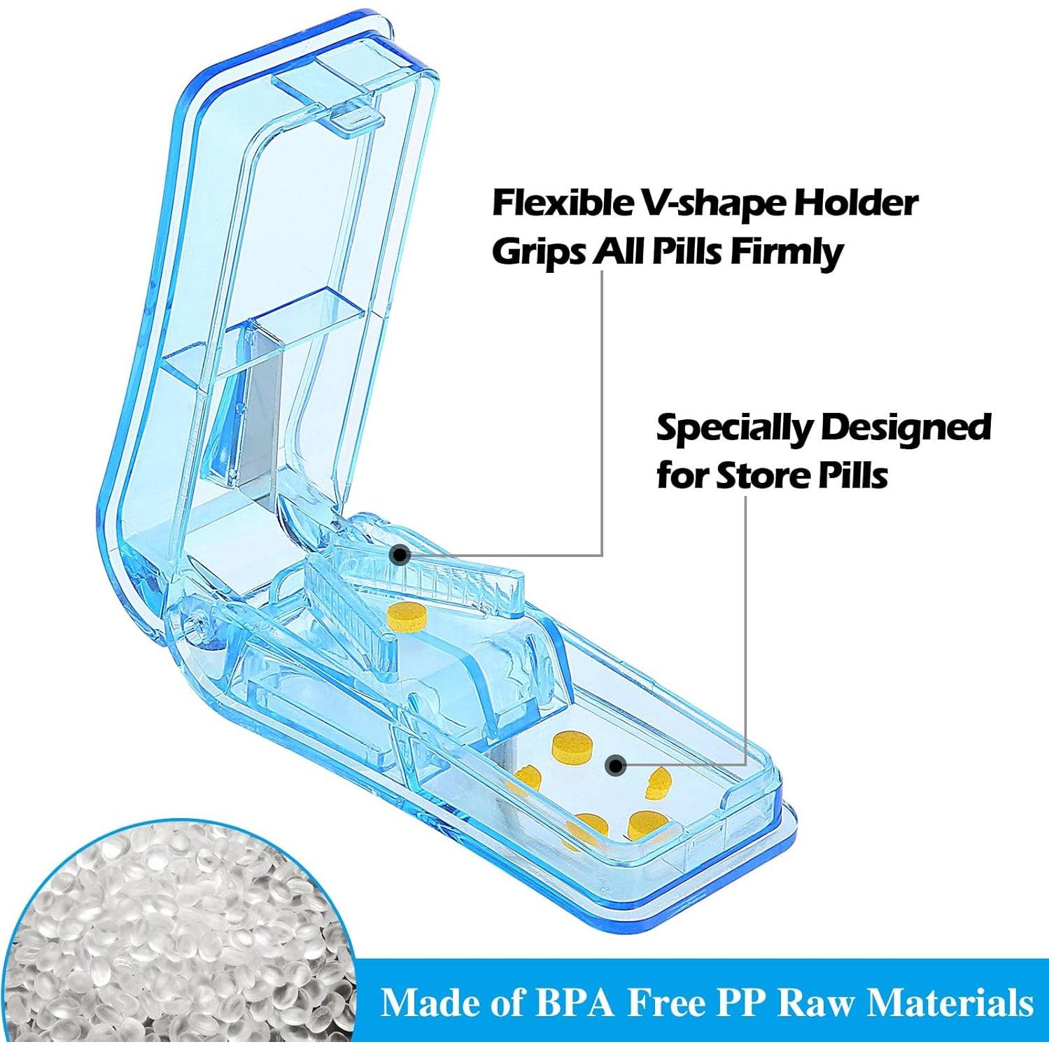 Cortador de Pastillas Portátil Nuanchu 12 Piezas Acero Inoxidable