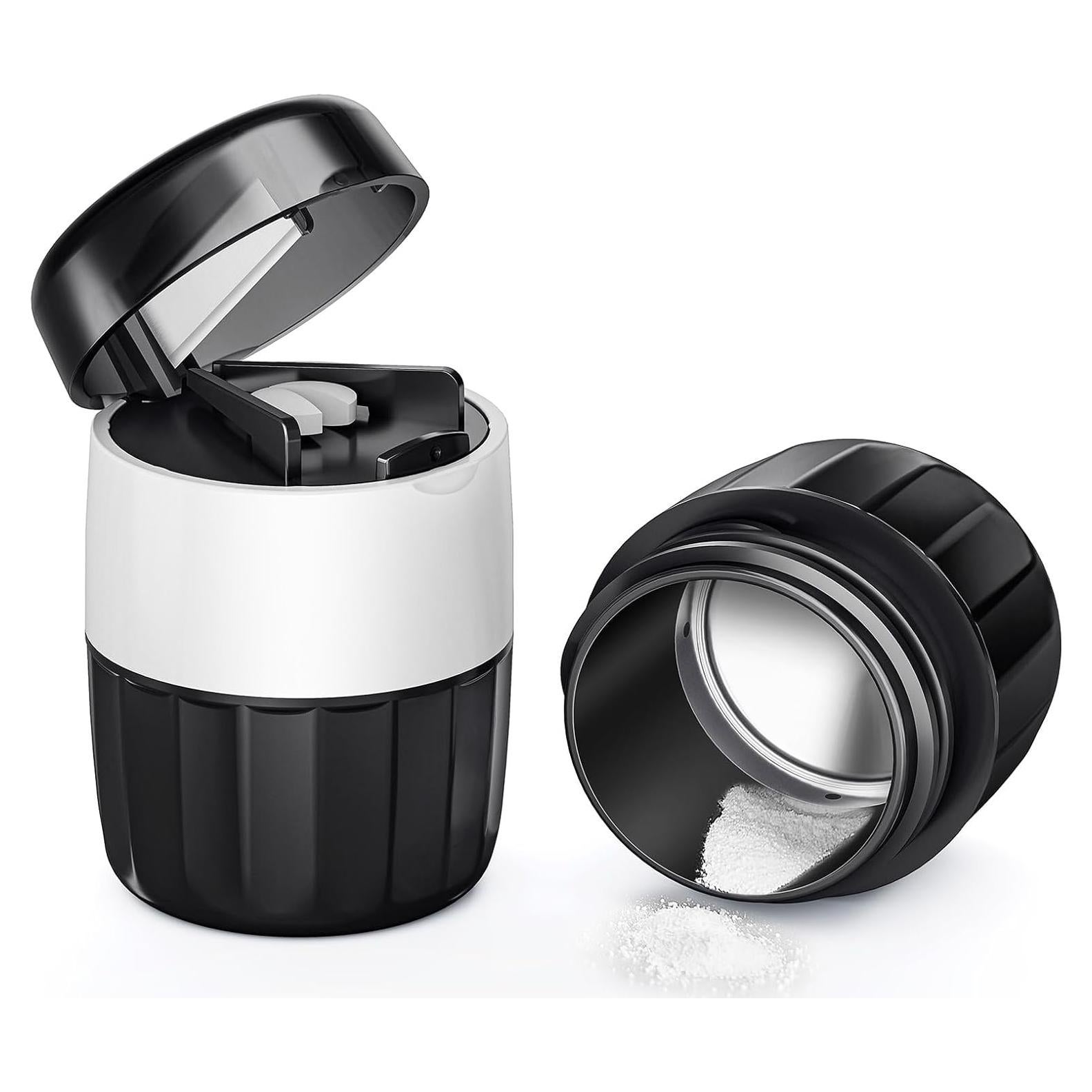 DEPAD Triturador y Cortador de Pastillas 3-en-1 con Almacenamiento