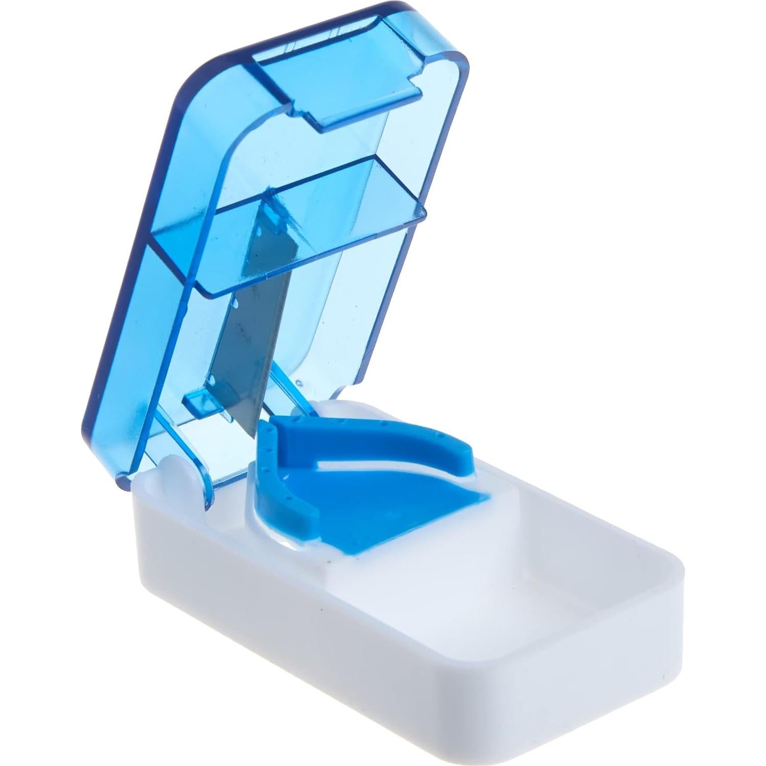 Cortador de Pastillas Ezy Dose Portátil, Acero Inoxidable, Viaje