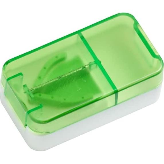 Cortador de Pastillas Ezy Dose Portátil, Acero Inoxidable, Viaje