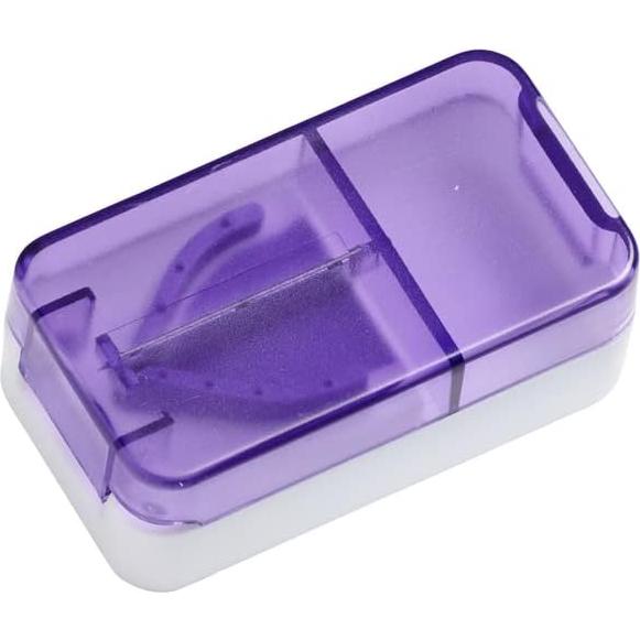 Cortador de Pastillas Ezy Dose Portátil, Acero Inoxidable, Viaje