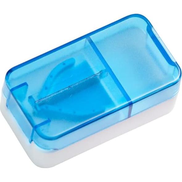 Cortador de Pastillas Ezy Dose Portátil, Acero Inoxidable, Viaje