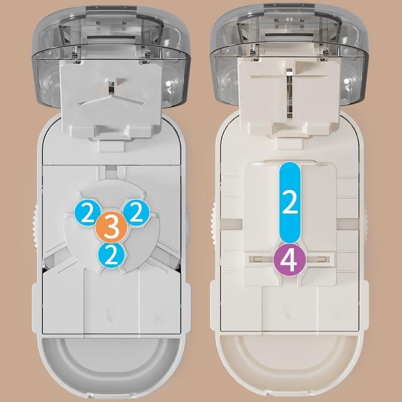 Cortador de Pastillas GAONLY Ajustable Blanco 1/4 - Precisión y Seguridad