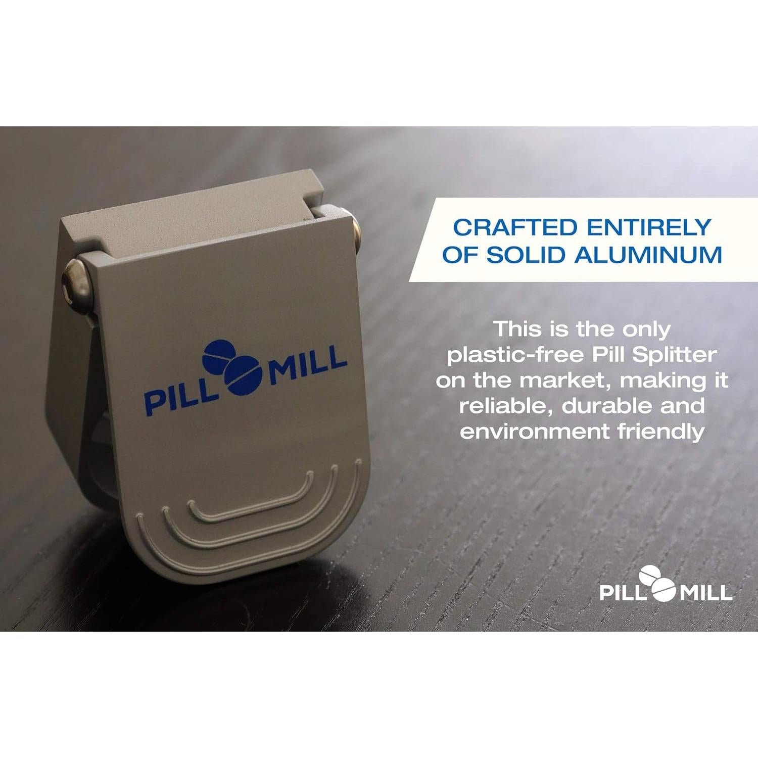 Cortador de Pastillas Pill Mill con Caja - Ligero y Duradero