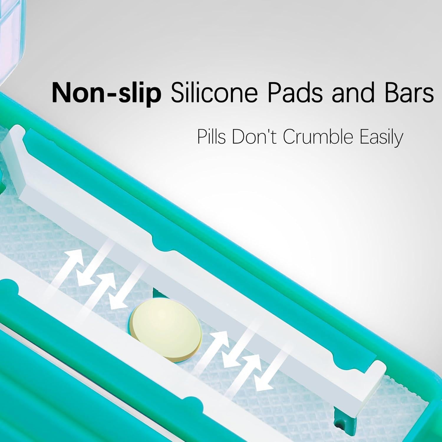 Cortador de Pastillas Dvches Ajustable Cian 10.7x4.7cm