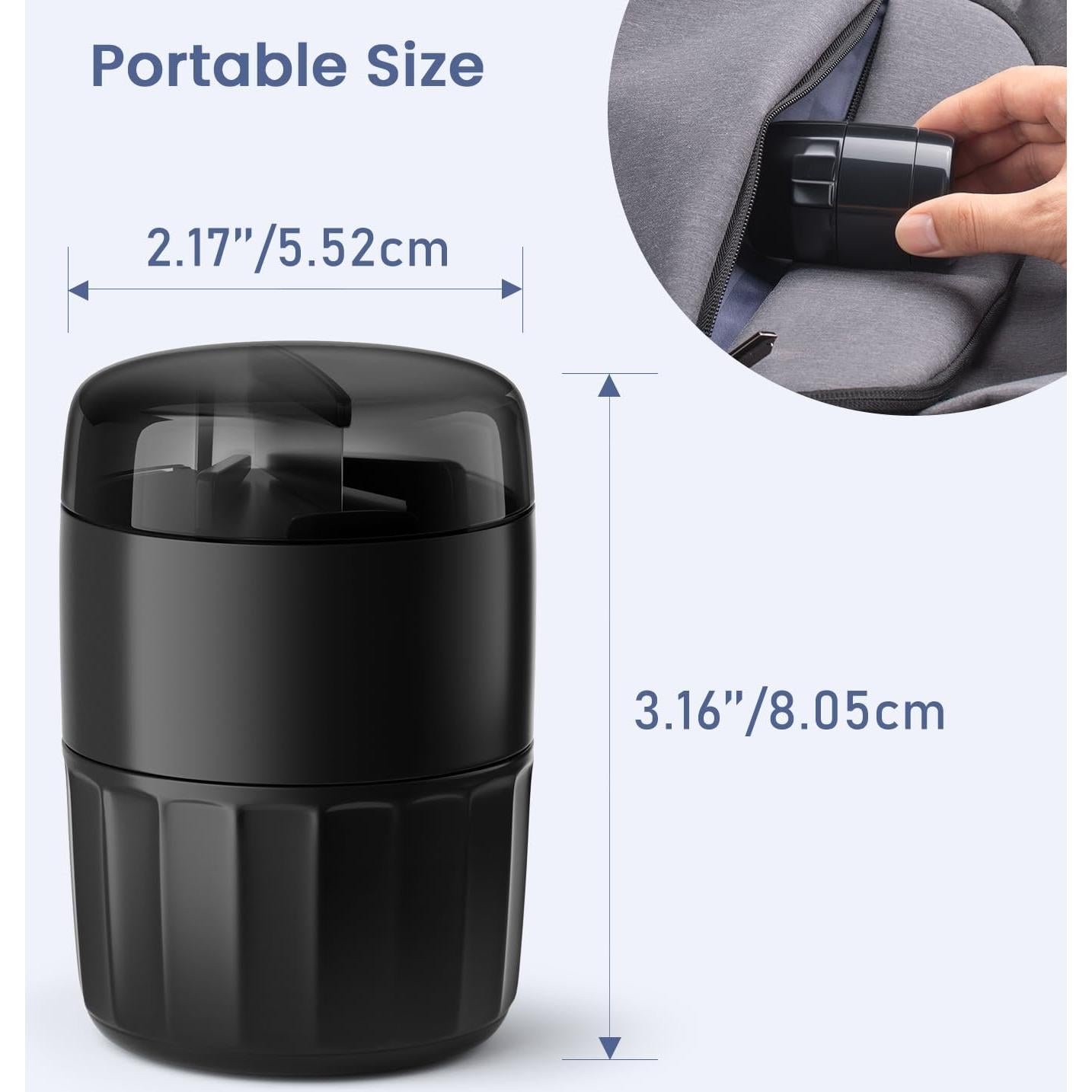 Triturador de Pastillas 3 en 1 Renmingfed con Almacenamiento