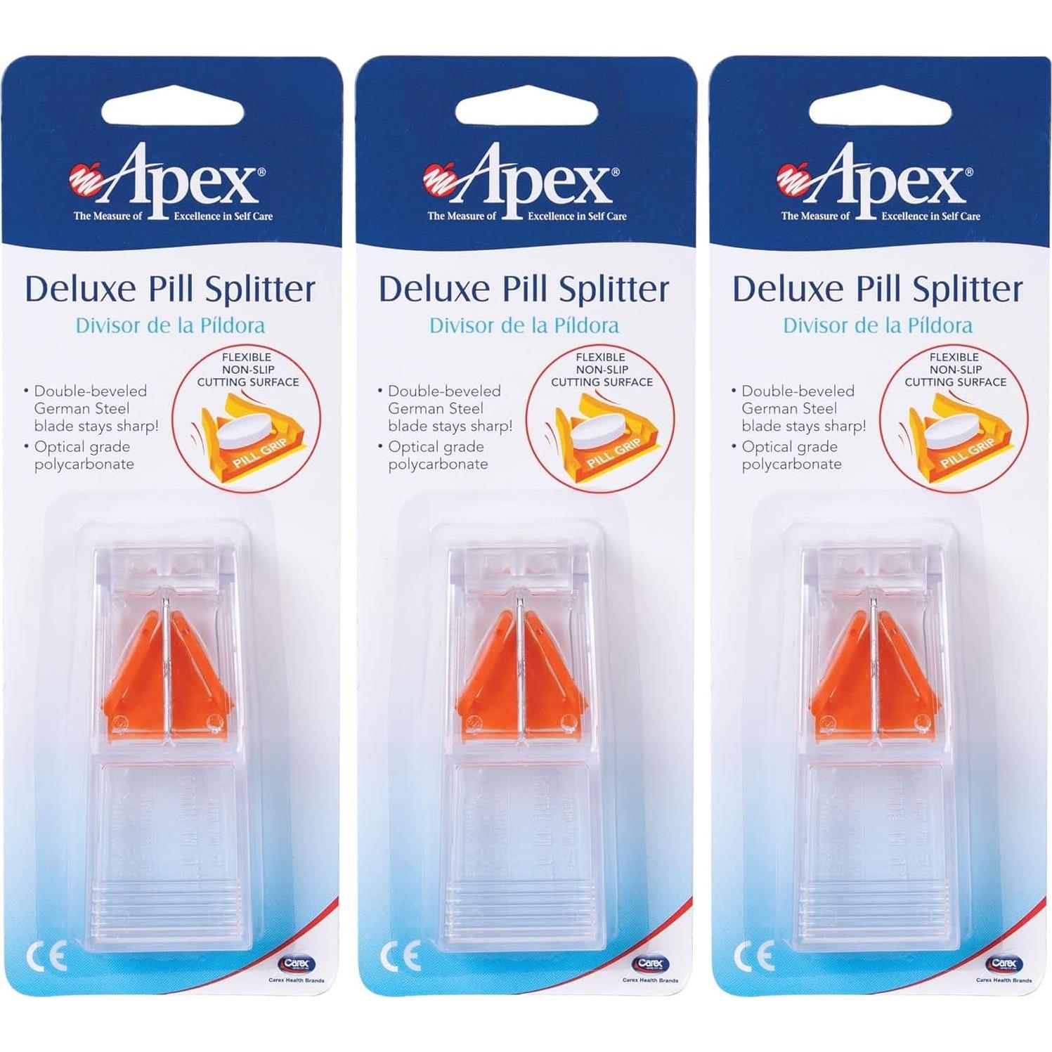 Cortador de Pastillas Deluxe Apex - 3 Unidades con Protector