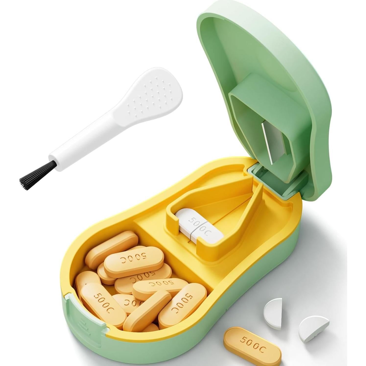 Cortador de Pastillas GAONLY Verde - Compacto y Portátil