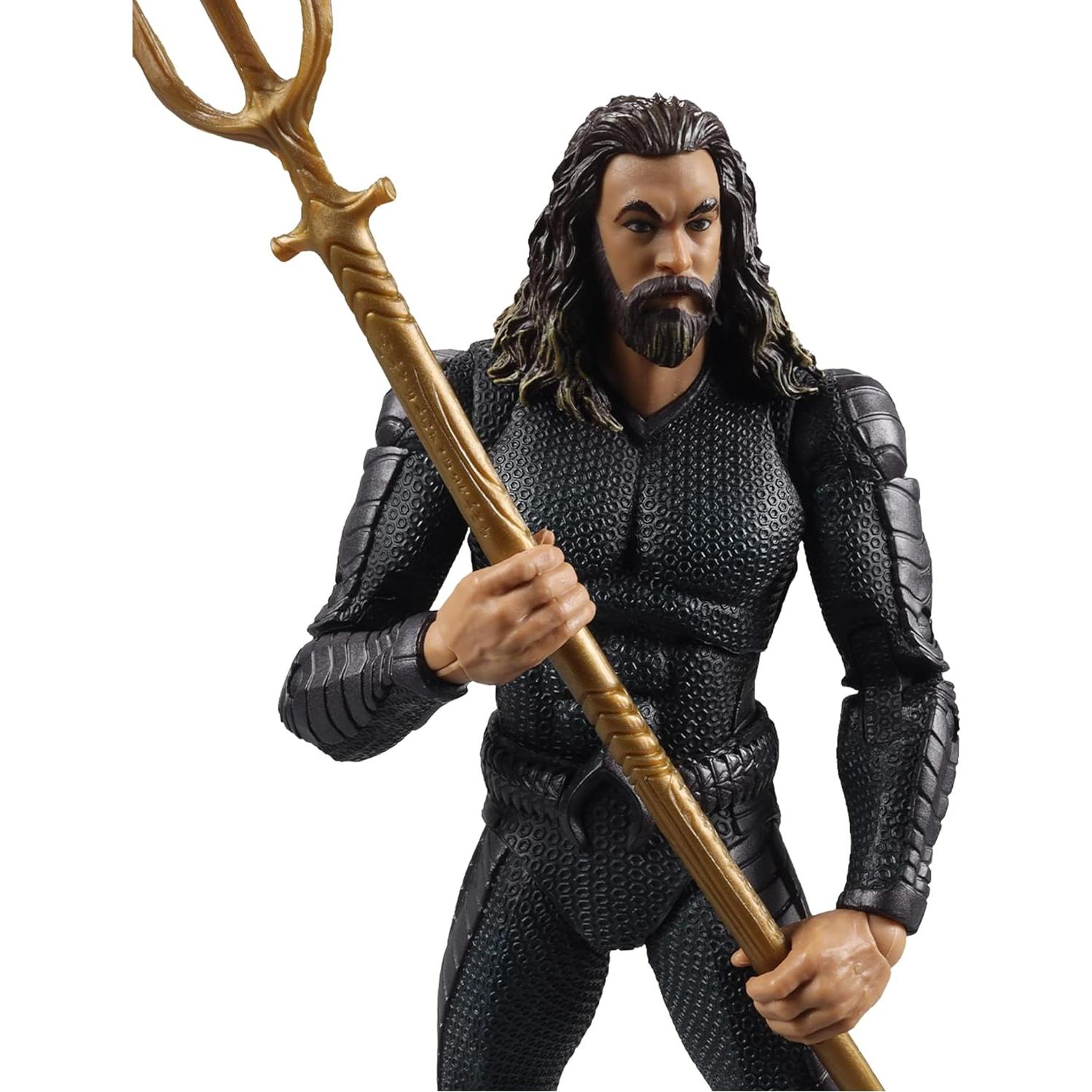 Figura de acción Aquaman McFarlane 18 cm con tridente