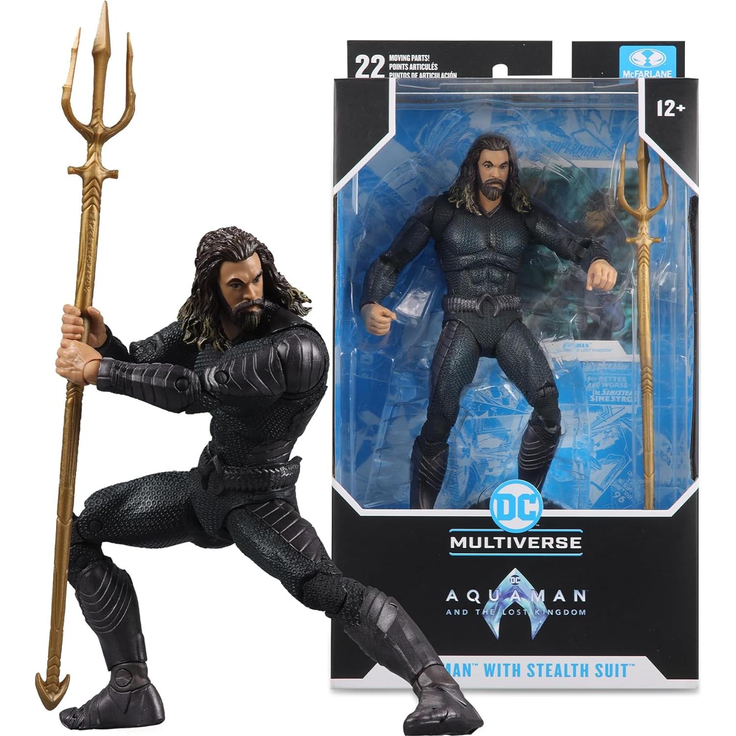 Figura de acción Aquaman McFarlane 18 cm con tridente