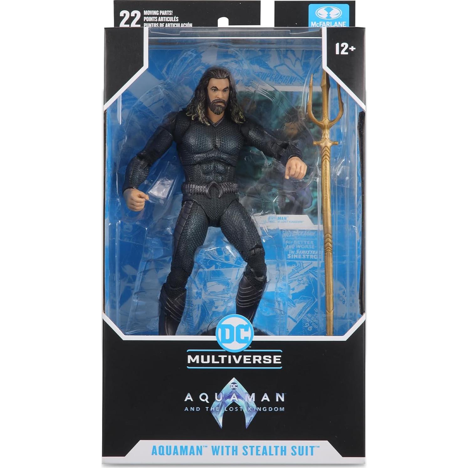 Figura de acción Aquaman McFarlane 18 cm con tridente