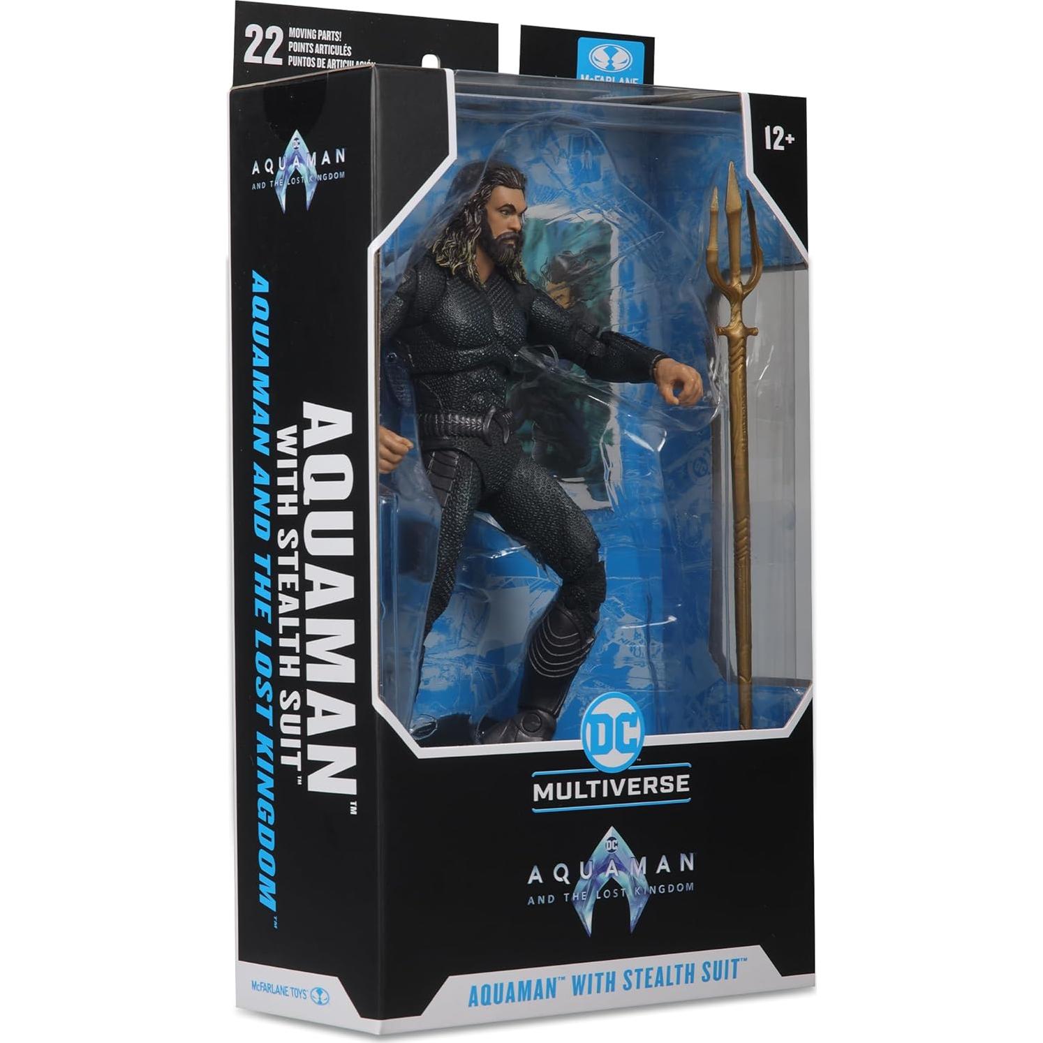 Figura de acción Aquaman McFarlane 18 cm con tridente