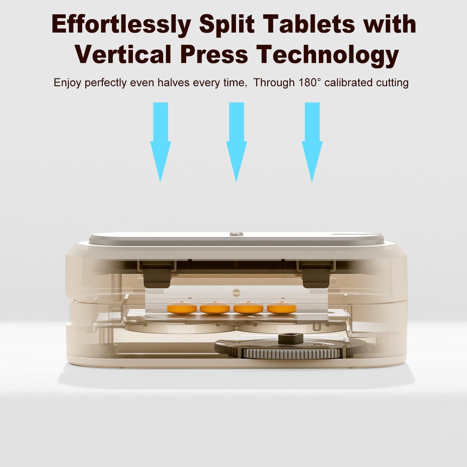 Cortador de Pastillas Vilosa Naranja con Cuchilla de Seguridad