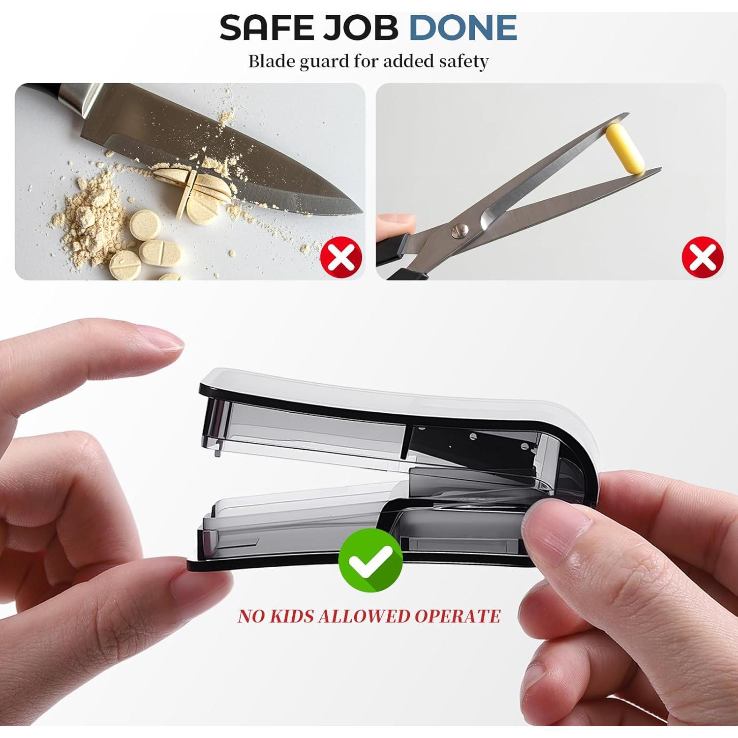 Cortador de Pastillas Daviky 2 Paquetes con Cuchilla Inoxidable