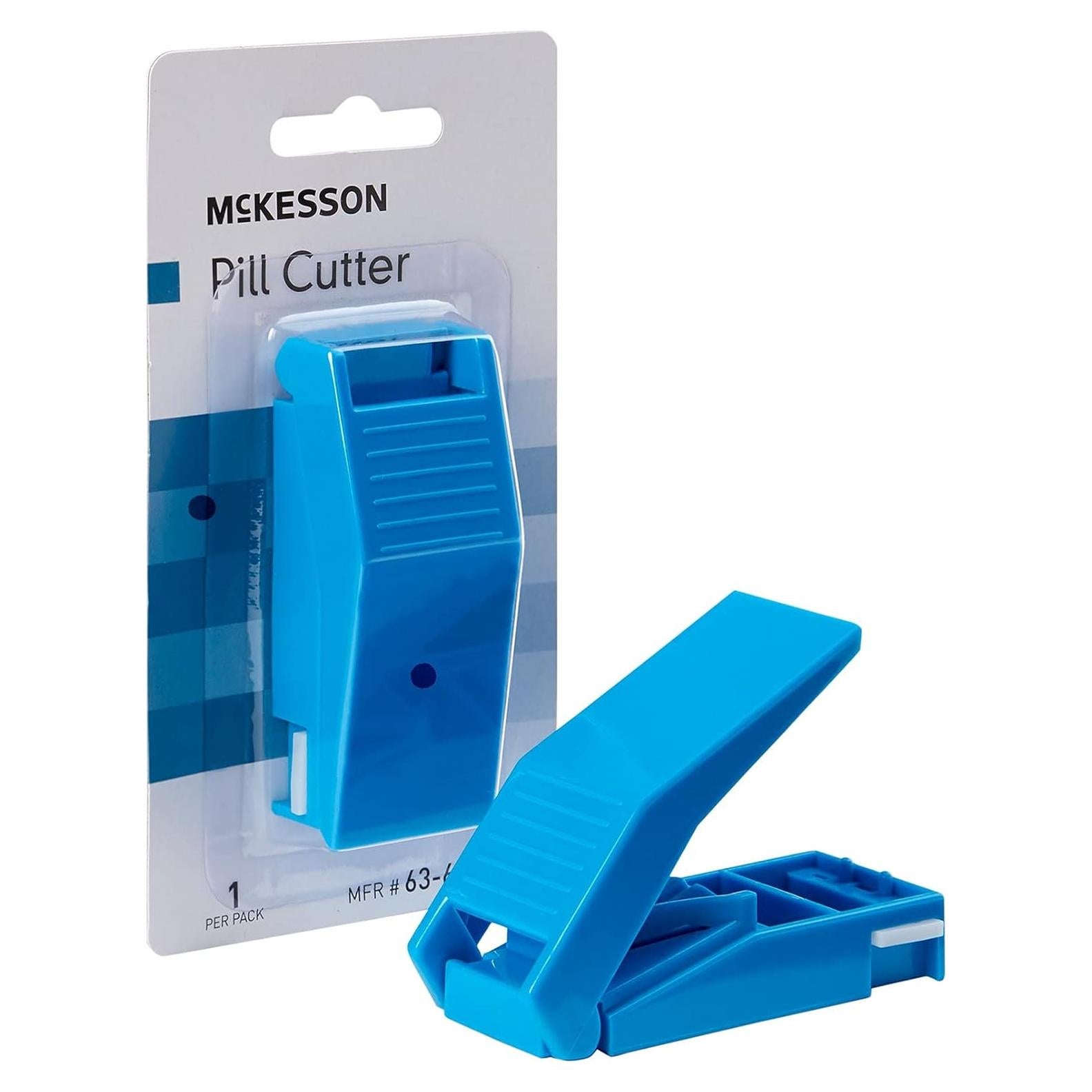 Cortador de Pastillas McKesson Azul con Almacenamiento Seguro
