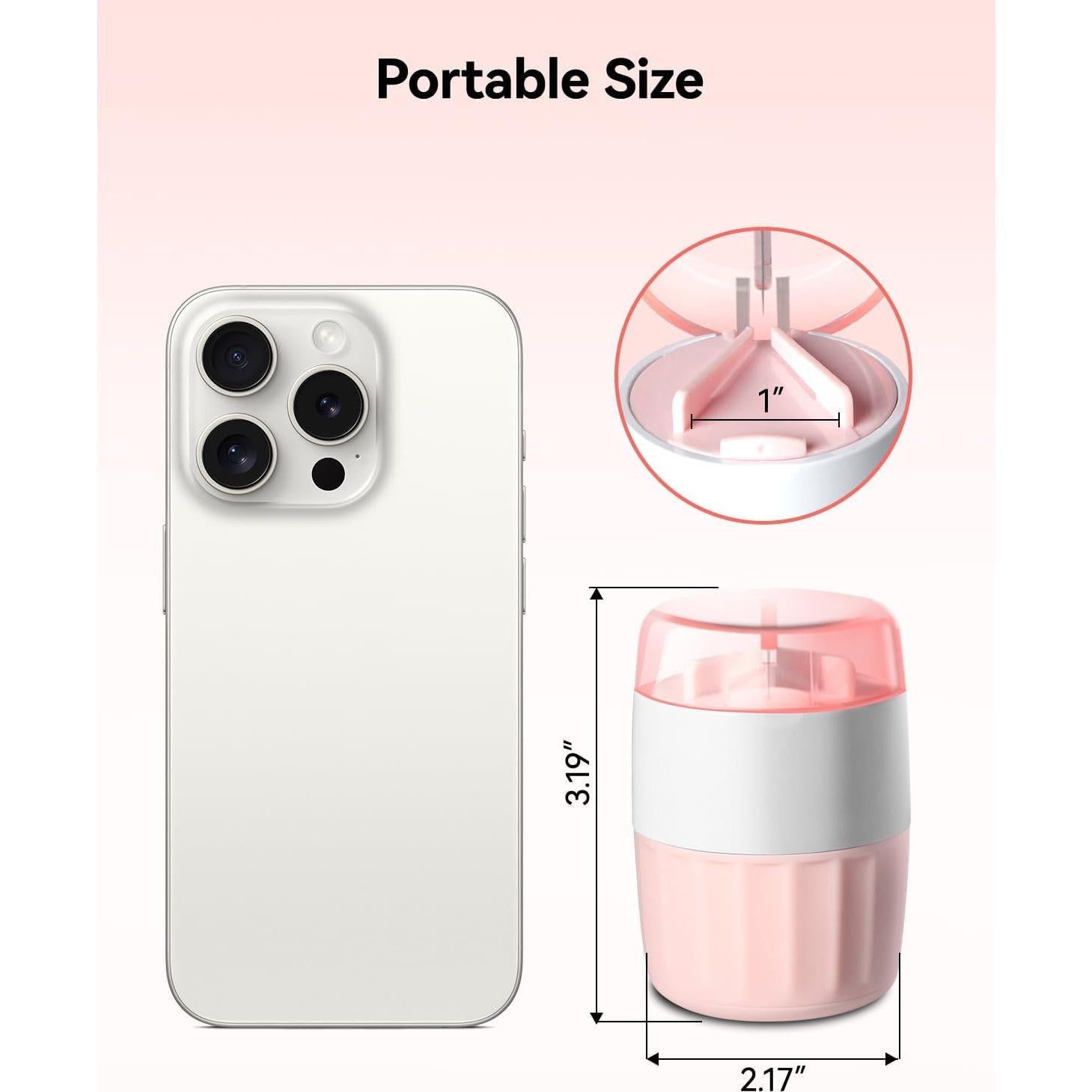 Triturador de Pastillas Cotatoc 3 en 1 Acero Inoxidable 90g