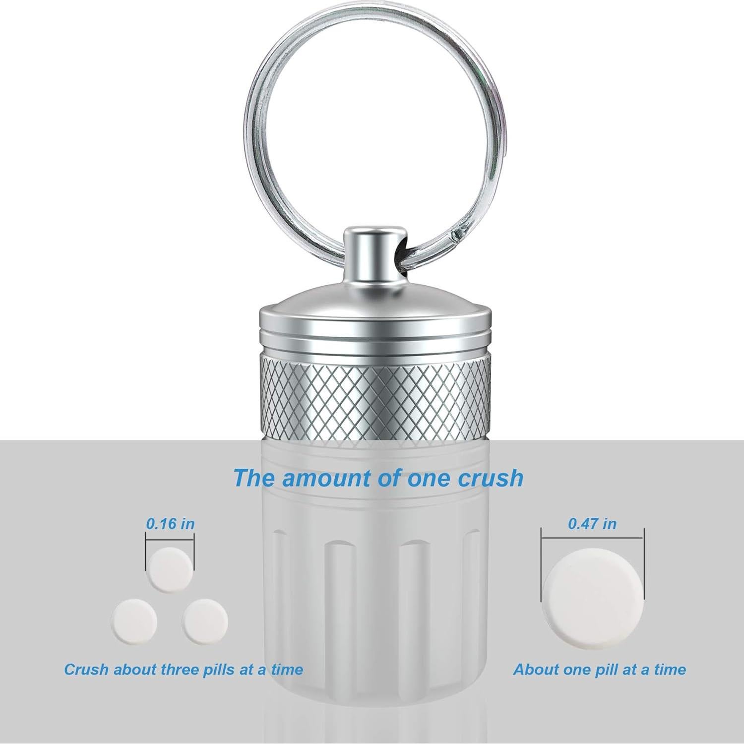 Triturador de Pastillas MEECN Acero Inoxidable Impermeable