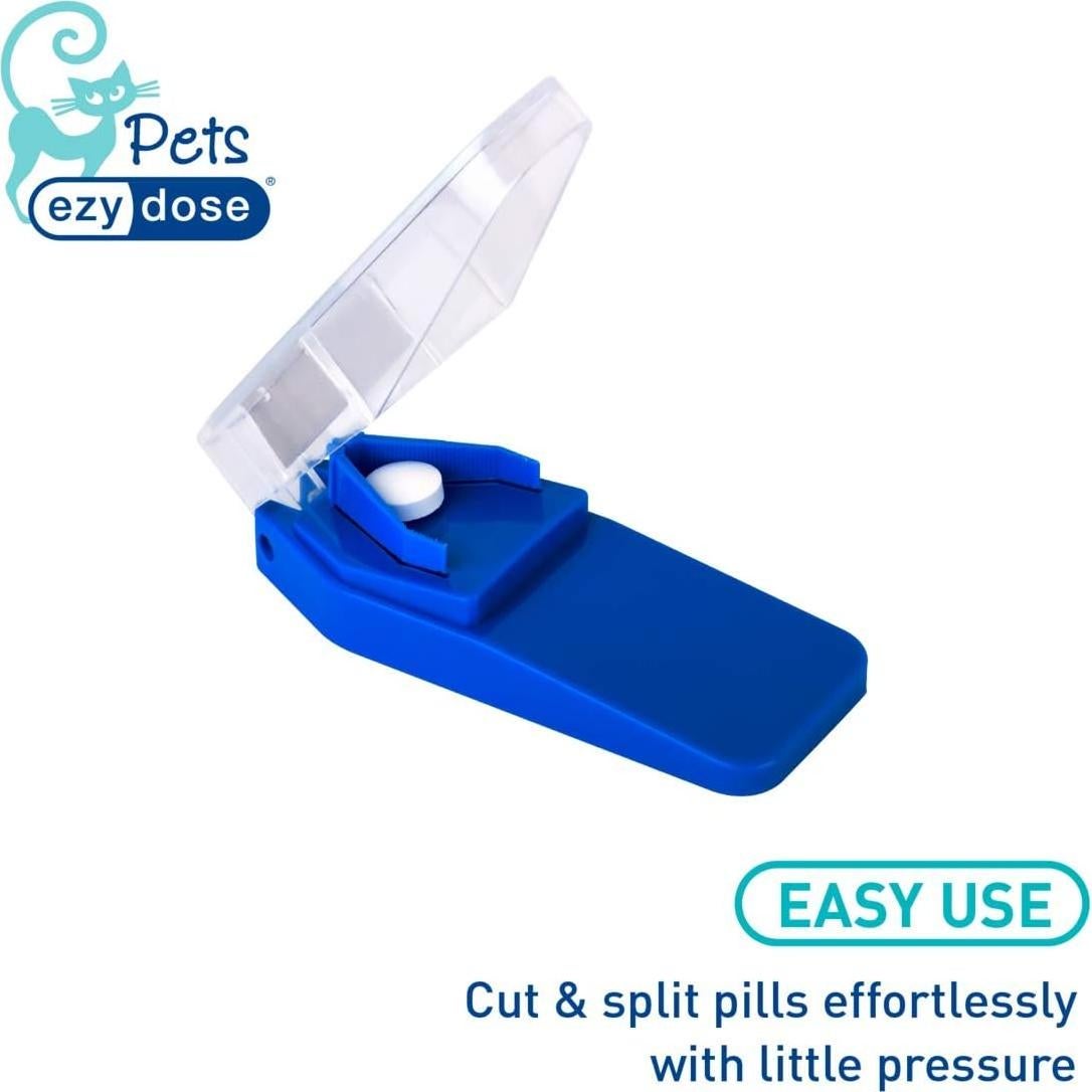 Cortador de Pastillas para Mascotas Ezy Dose, Azul, 1 Cuenta