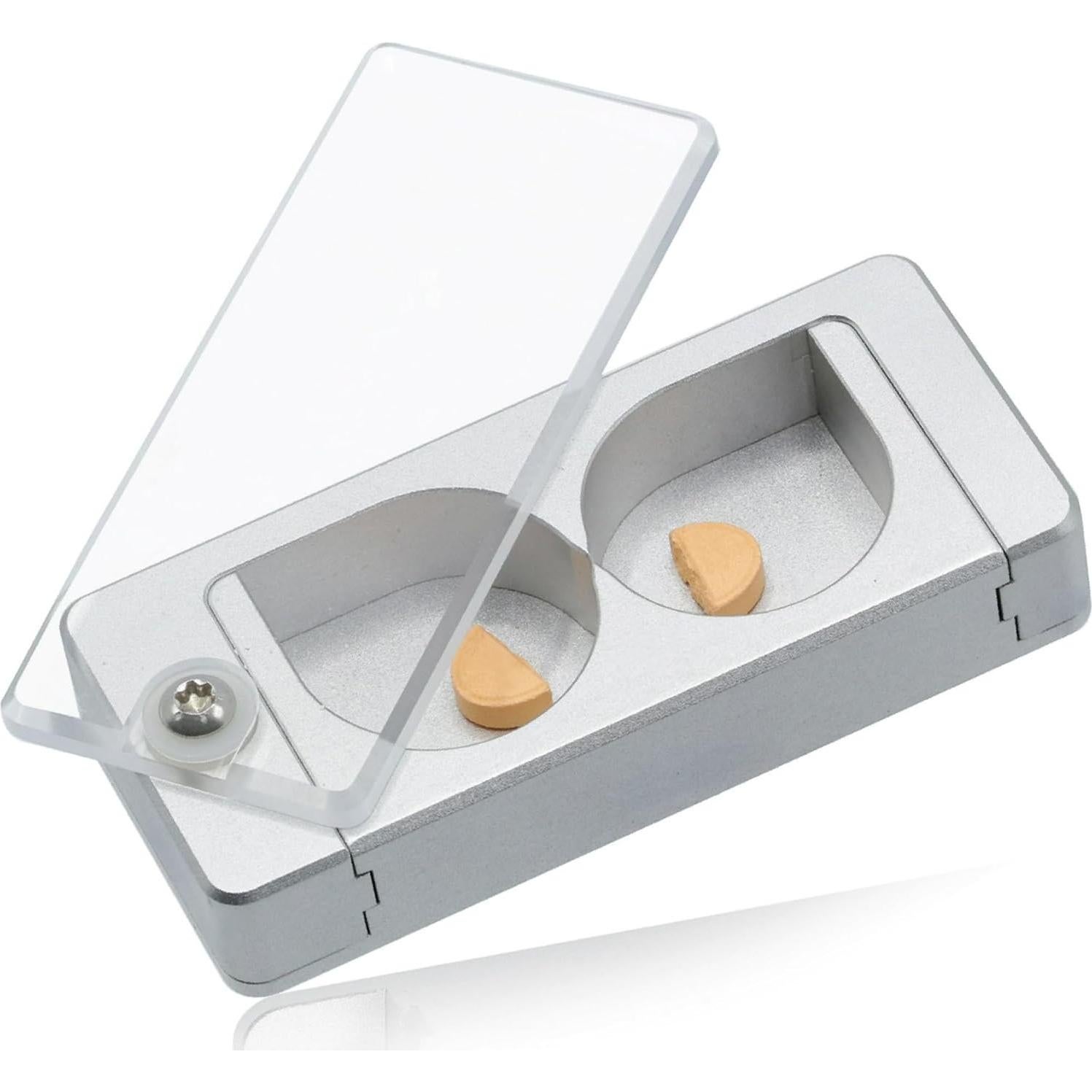 Divisor de Pastillas Doble Cuchilla Carefree & Co - Compacto y Duradero