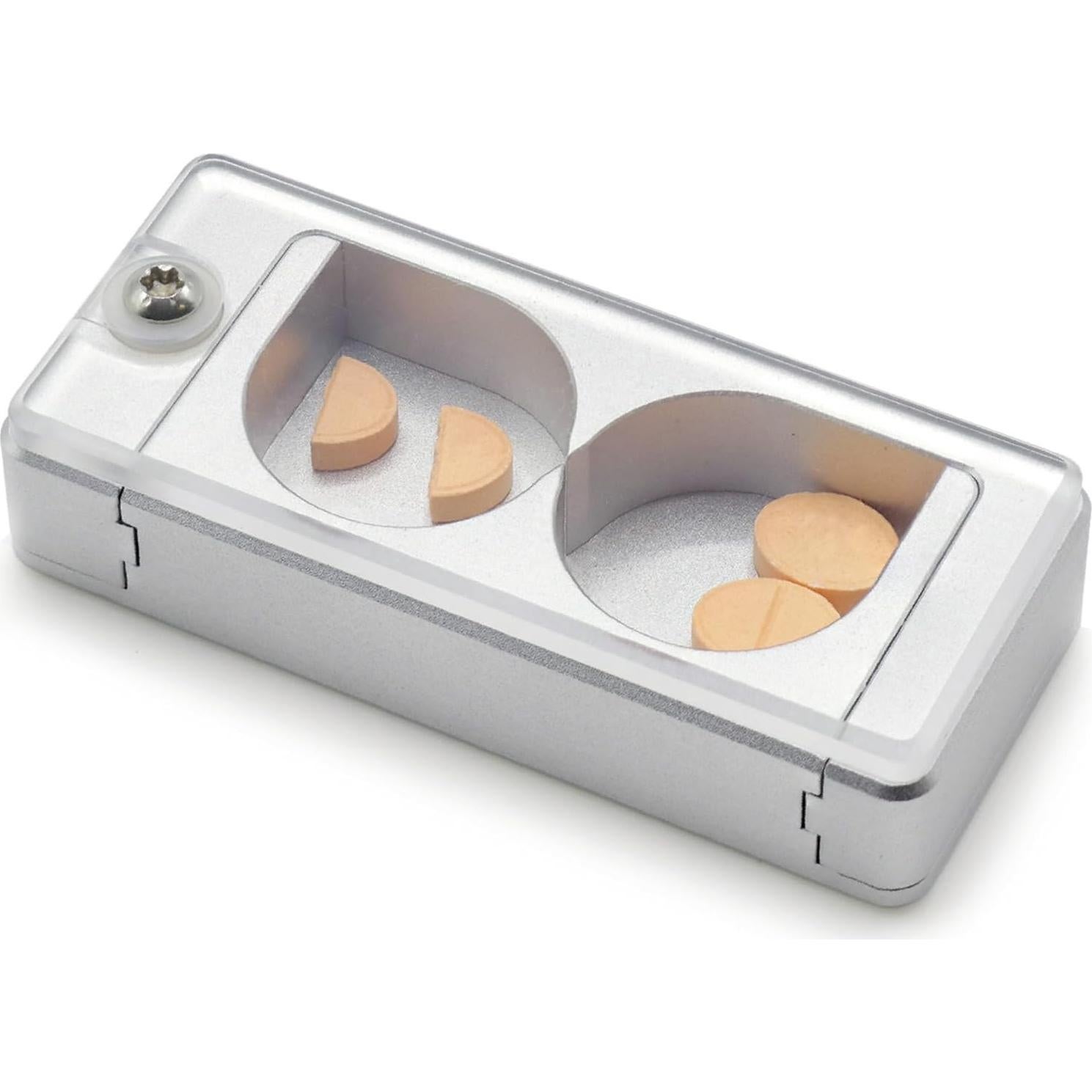 Divisor de Pastillas Doble Cuchilla Carefree & Co - Compacto y Duradero