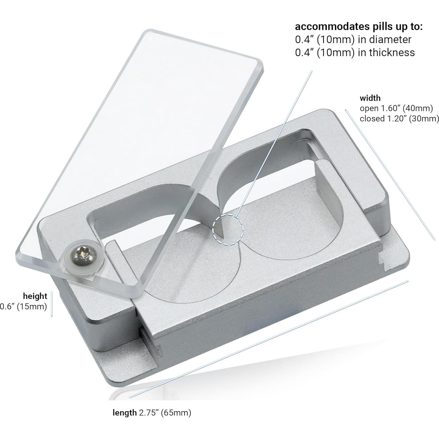 Divisor de Pastillas Doble Cuchilla Carefree & Co - Compacto y Duradero