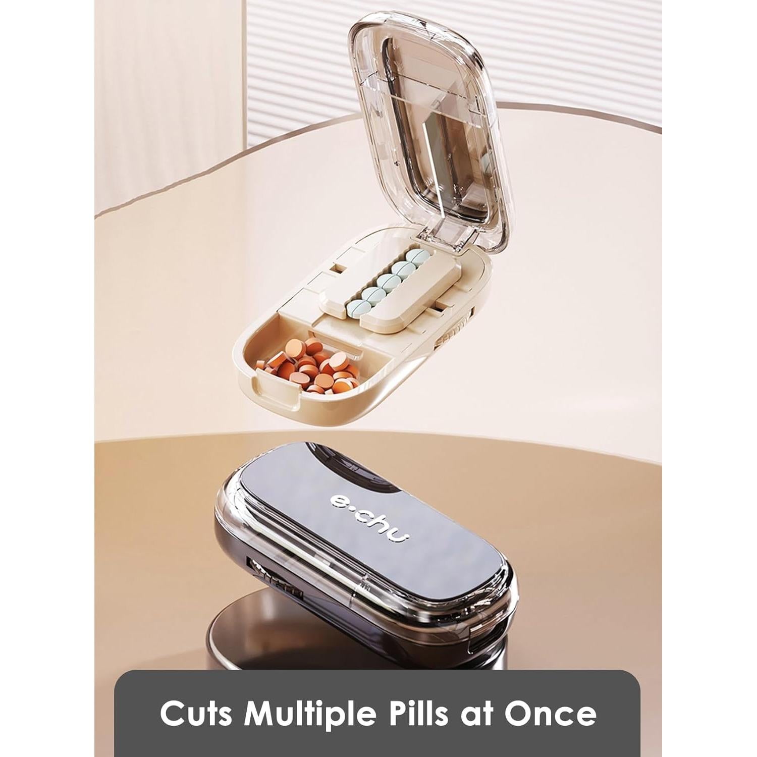 Cortador de Pastillas Hafigigi Ajustable para Viaje 10.7x4.7cm