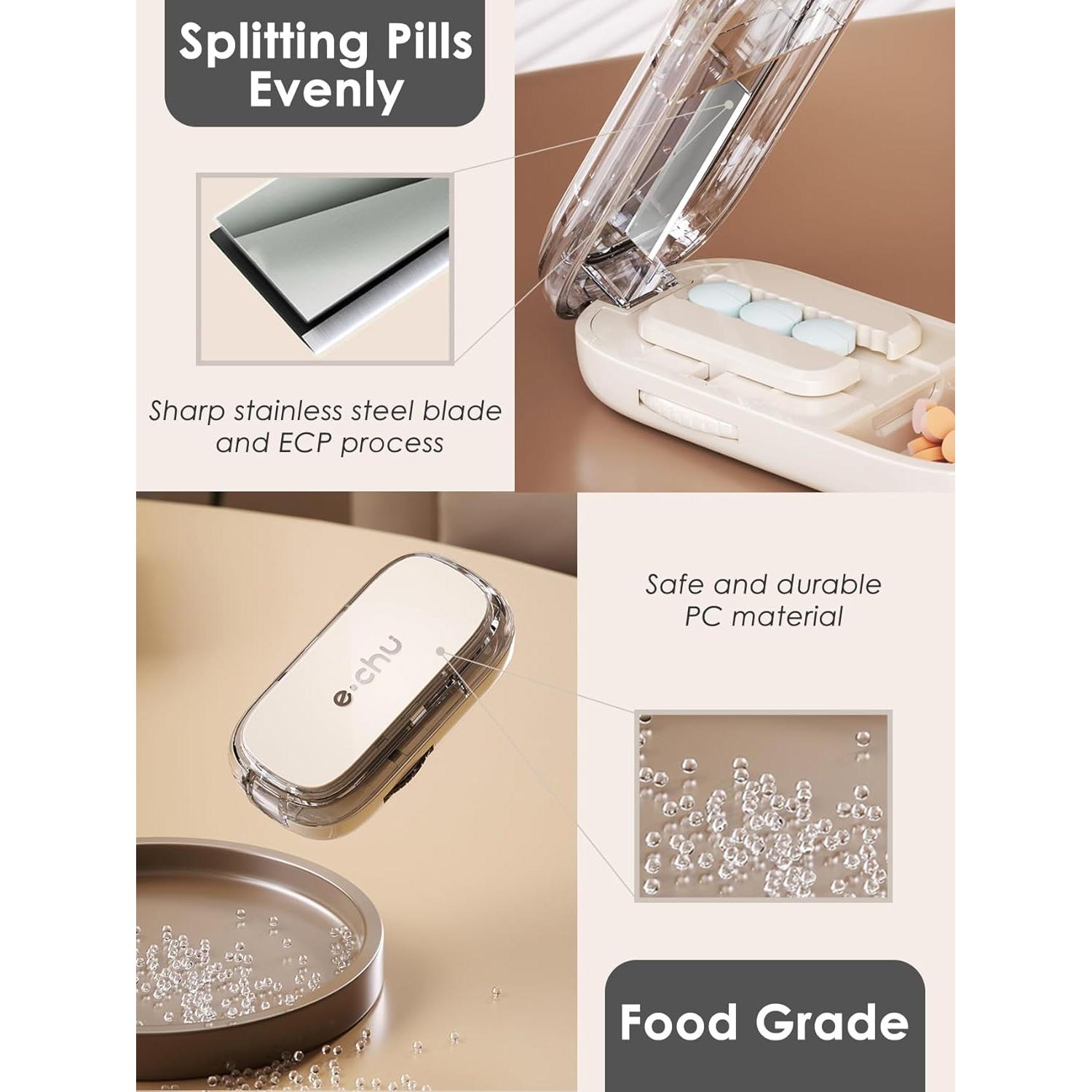 Cortador de Pastillas Hafigigi Ajustable para Viaje 10.7x4.7cm