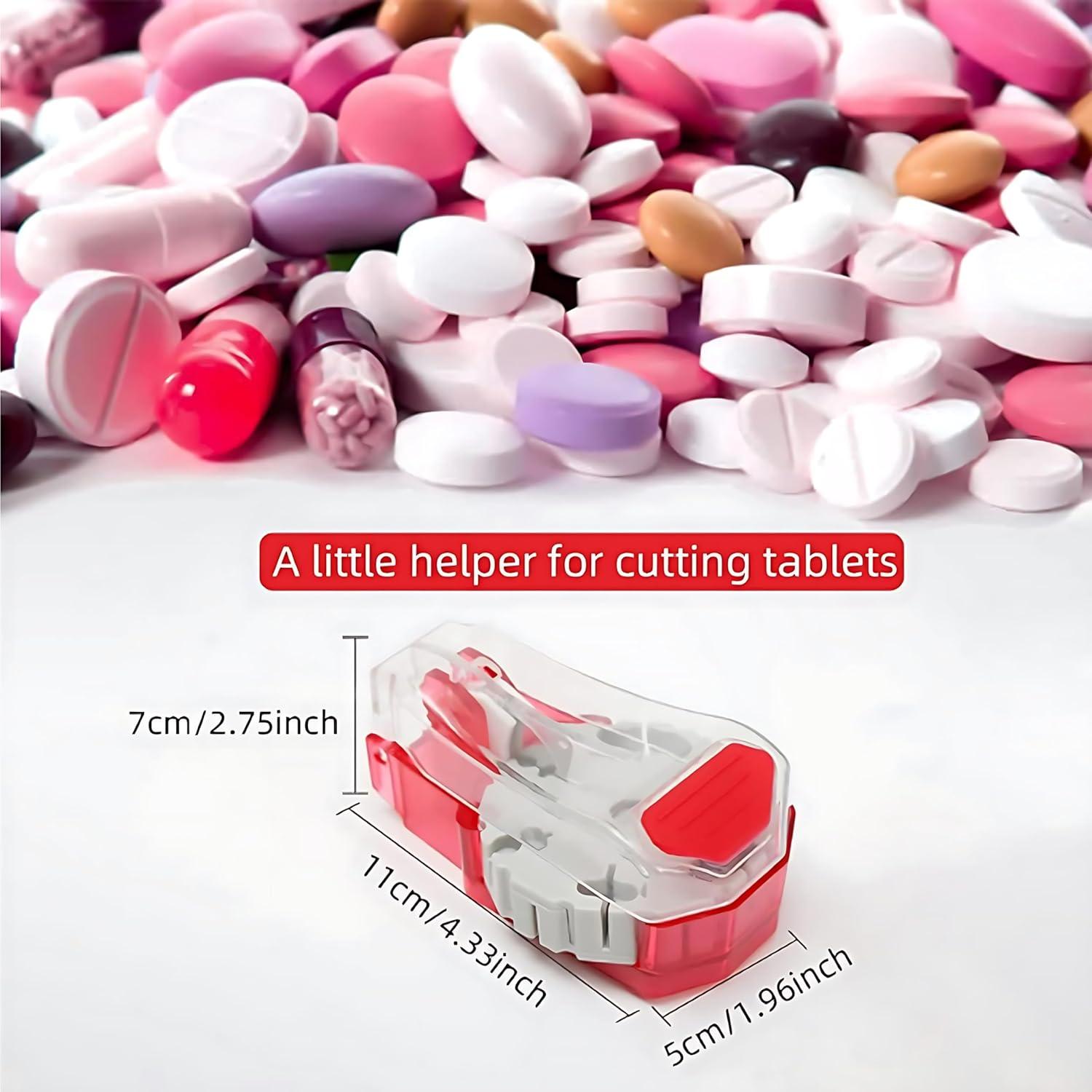 Cortador de Pastillas PTAHAN con Cuchilla Retráctil - 14 Formas