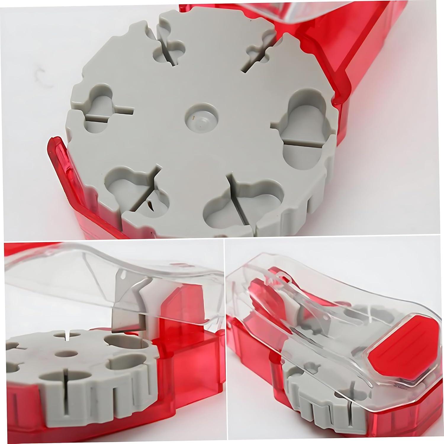 Cortador de Pastillas PTAHAN con Cuchilla Retráctil - 14 Formas