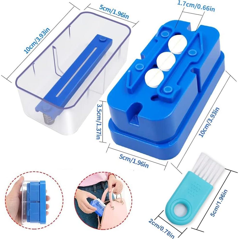 Cortador de Pastillas Abnaok - Divisor Ajustable de Medicamentos